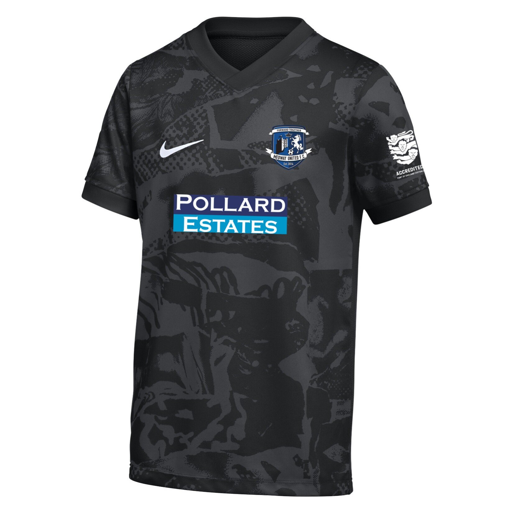 Nike Dri-FIT Precision VII Jersey - Black/Cool Grey/White