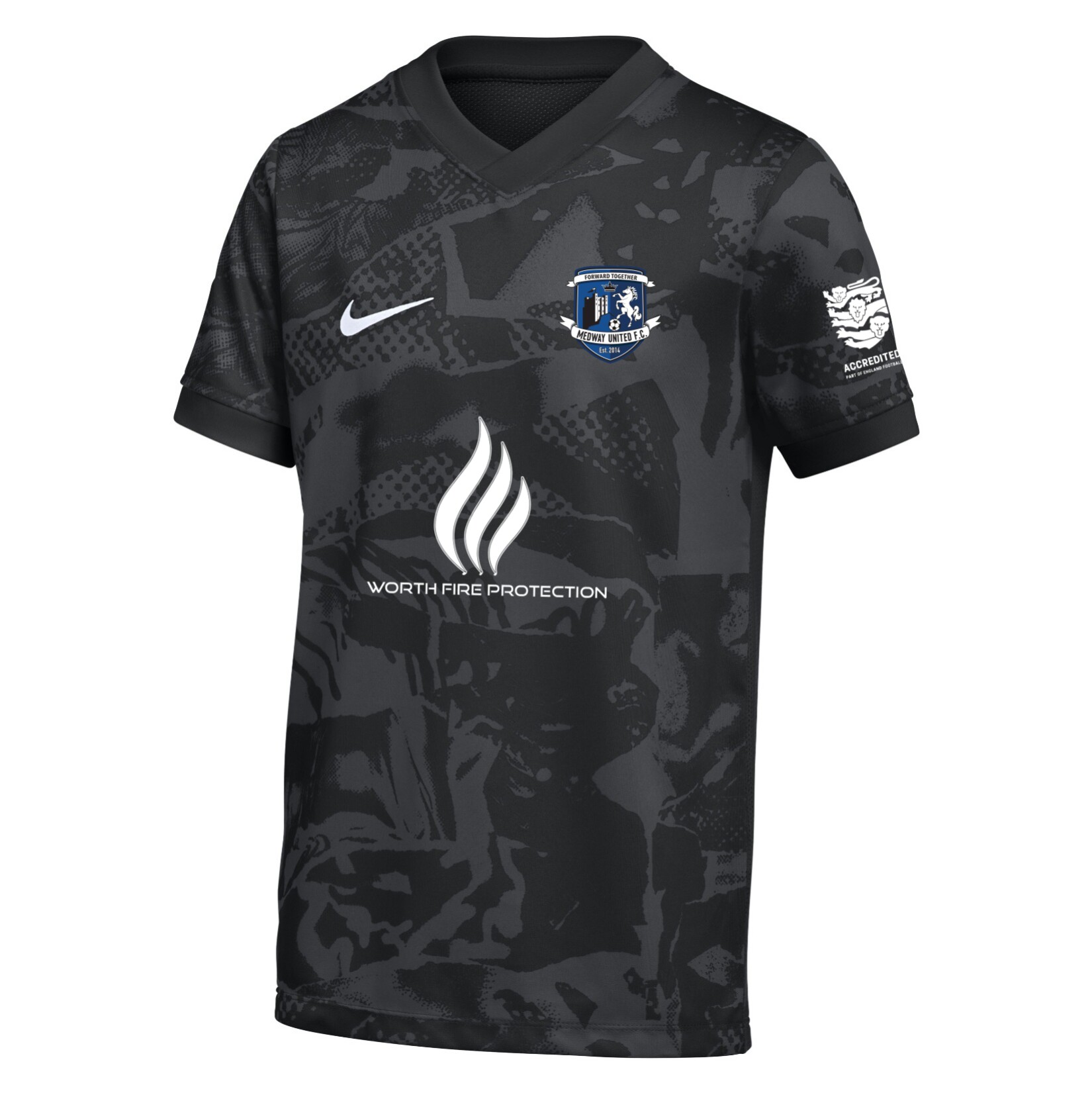 Nike Dri-FIT Precision VII Jersey - Black/Cool Grey/White