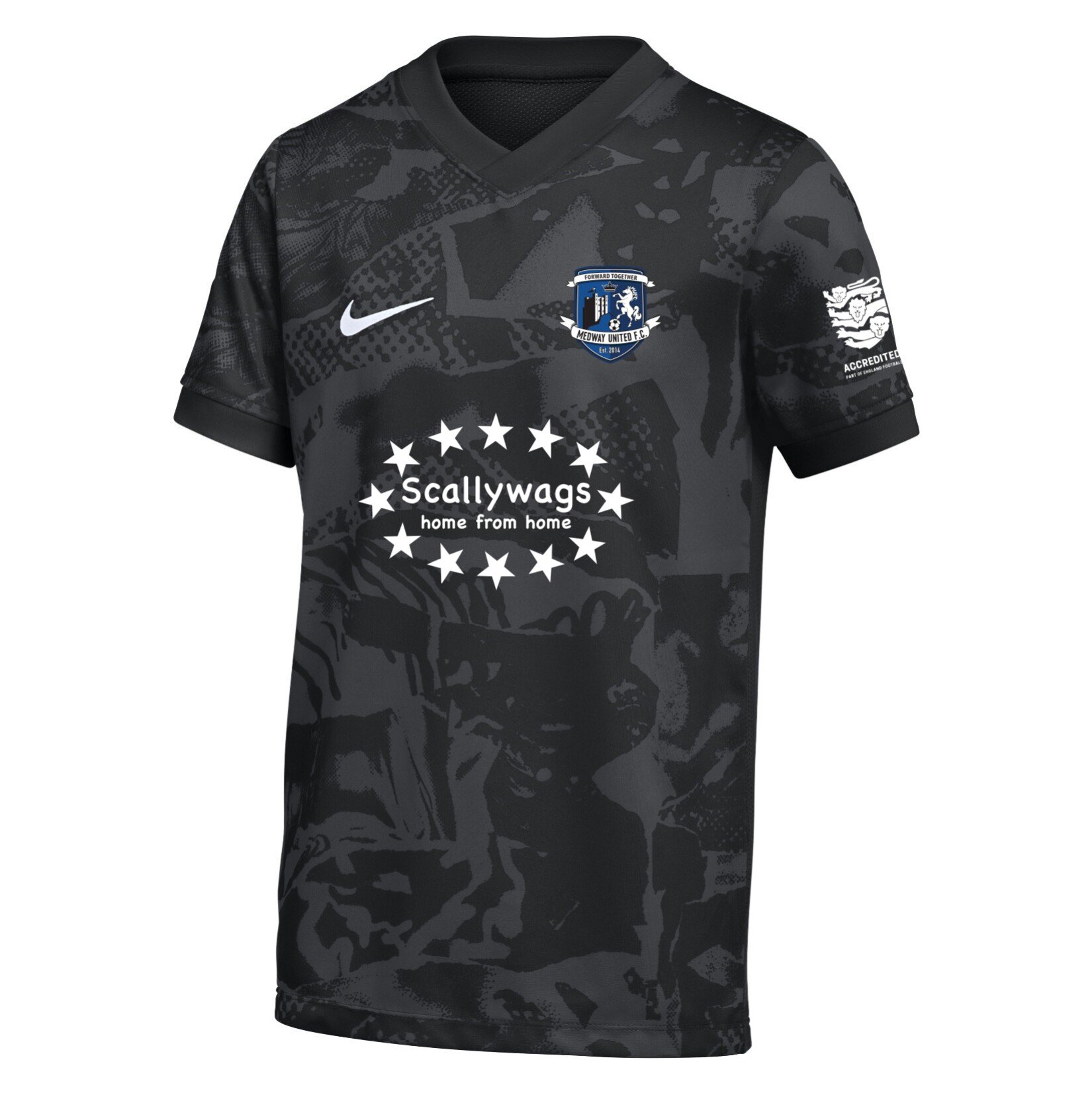 Nike Dri-FIT Precision VII Jersey - Black/Cool Grey/White