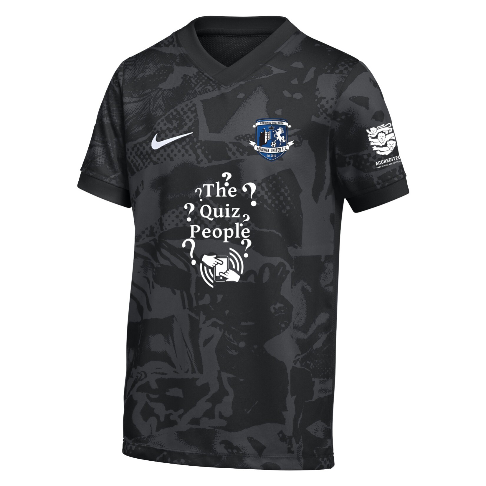 Nike Dri-FIT Precision VII Jersey - Black/Cool Grey/White