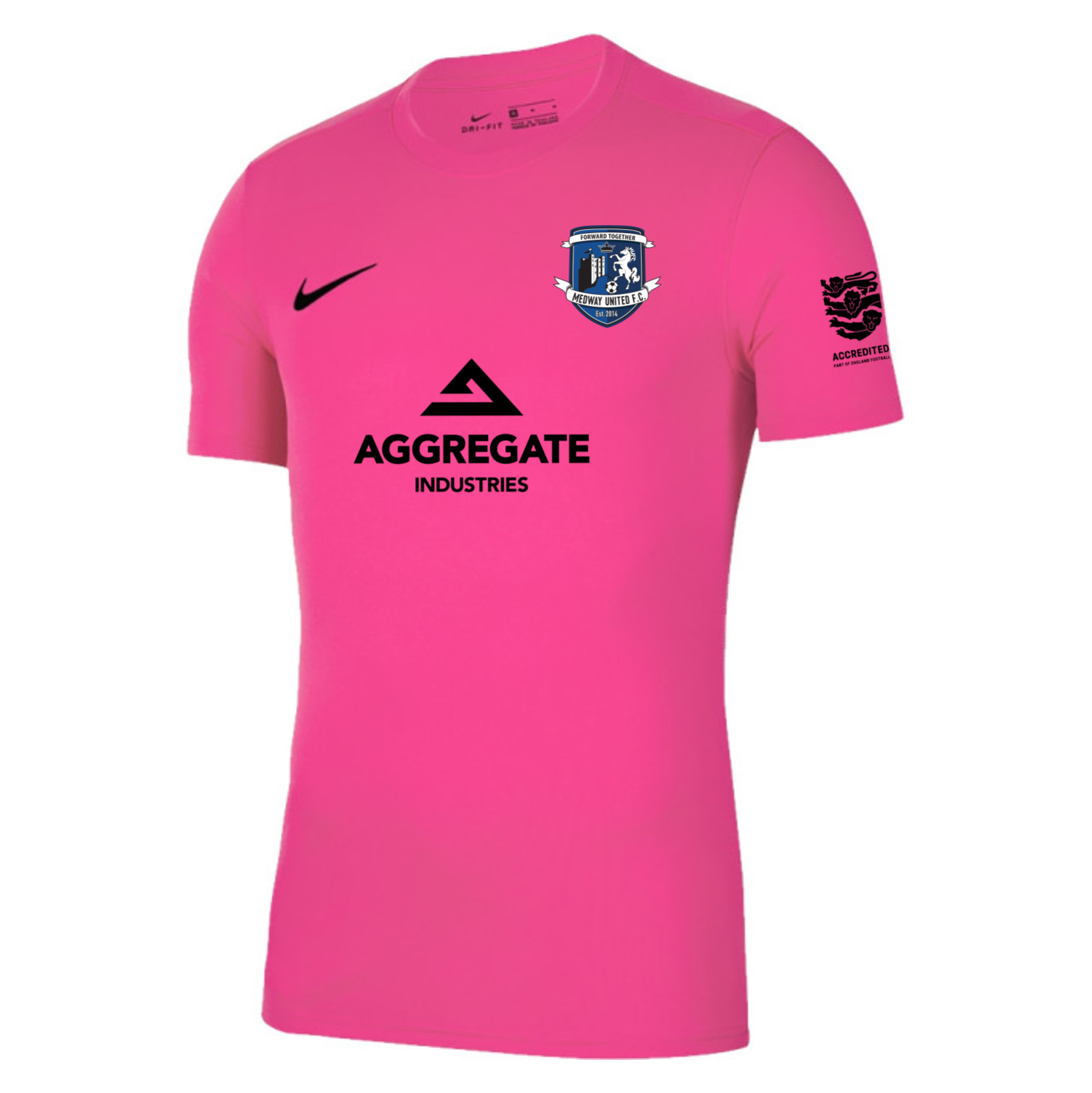Nike Park VII Dri-FIT Short Sleeve Shirt - Vivid Pink/Black
