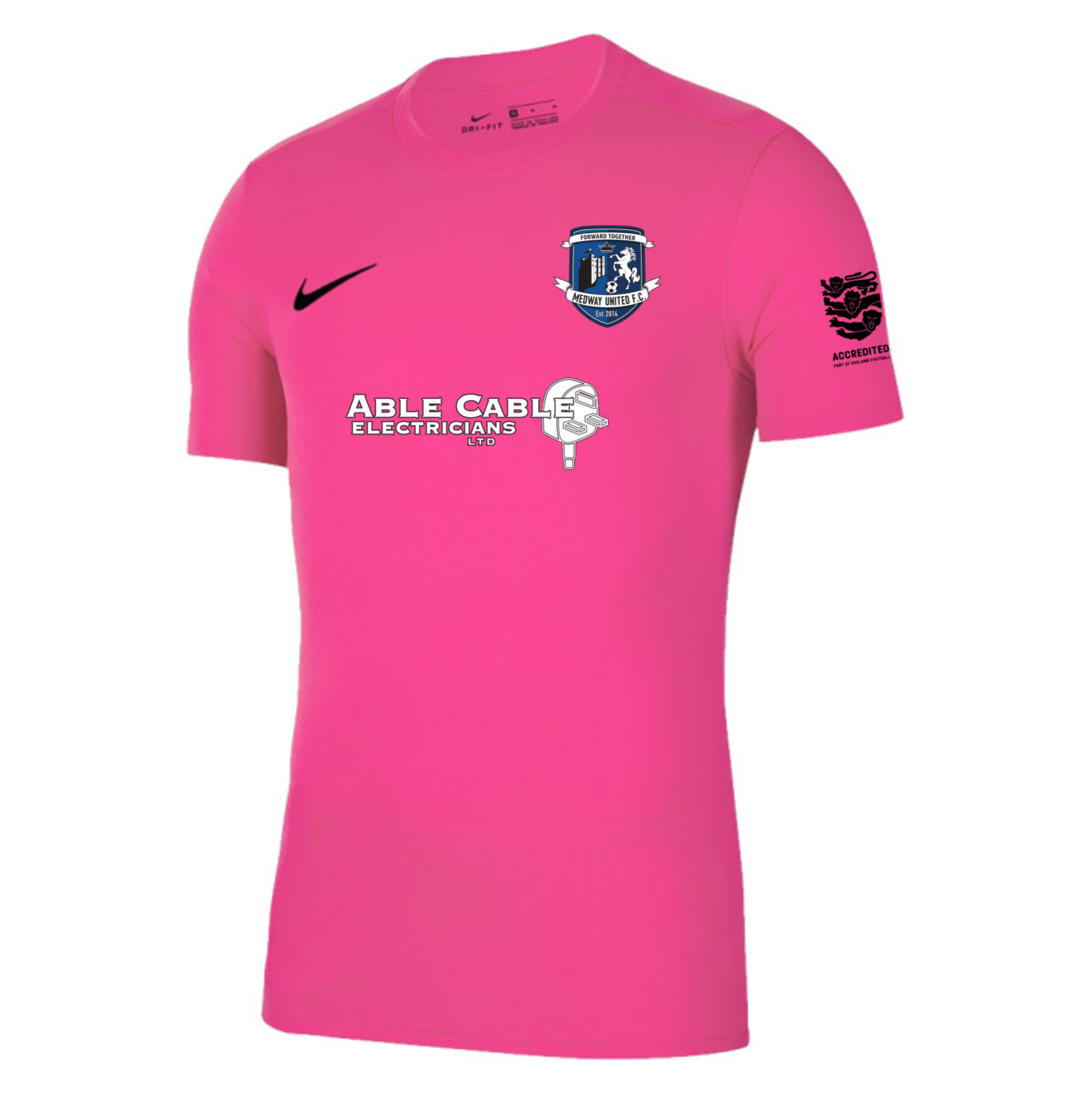 Nike Park VII Dri-FIT Short Sleeve Shirt - Vivid Pink/Black