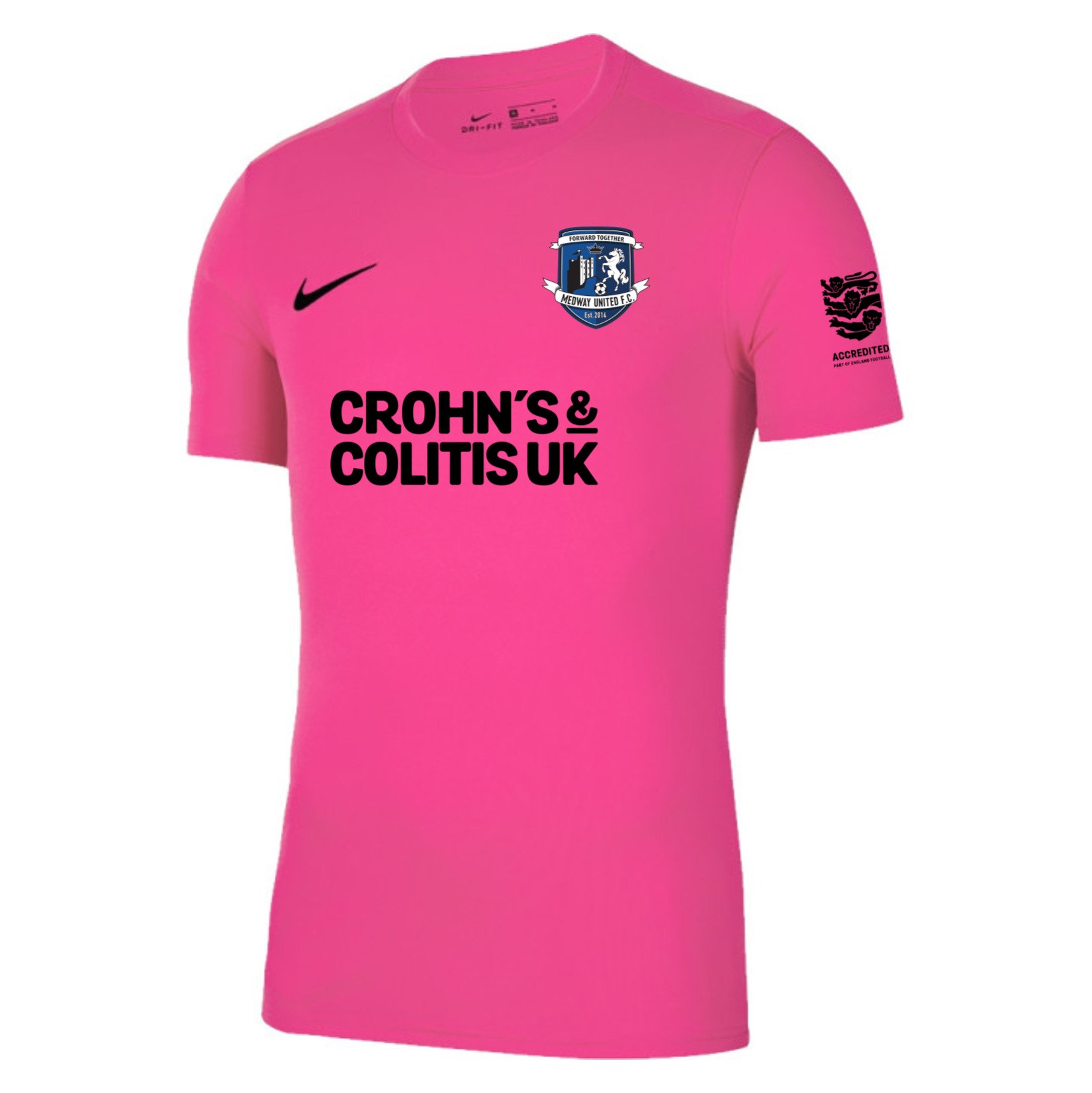 Nike Park VII Dri-FIT Short Sleeve Shirt - Vivid Pink/Black