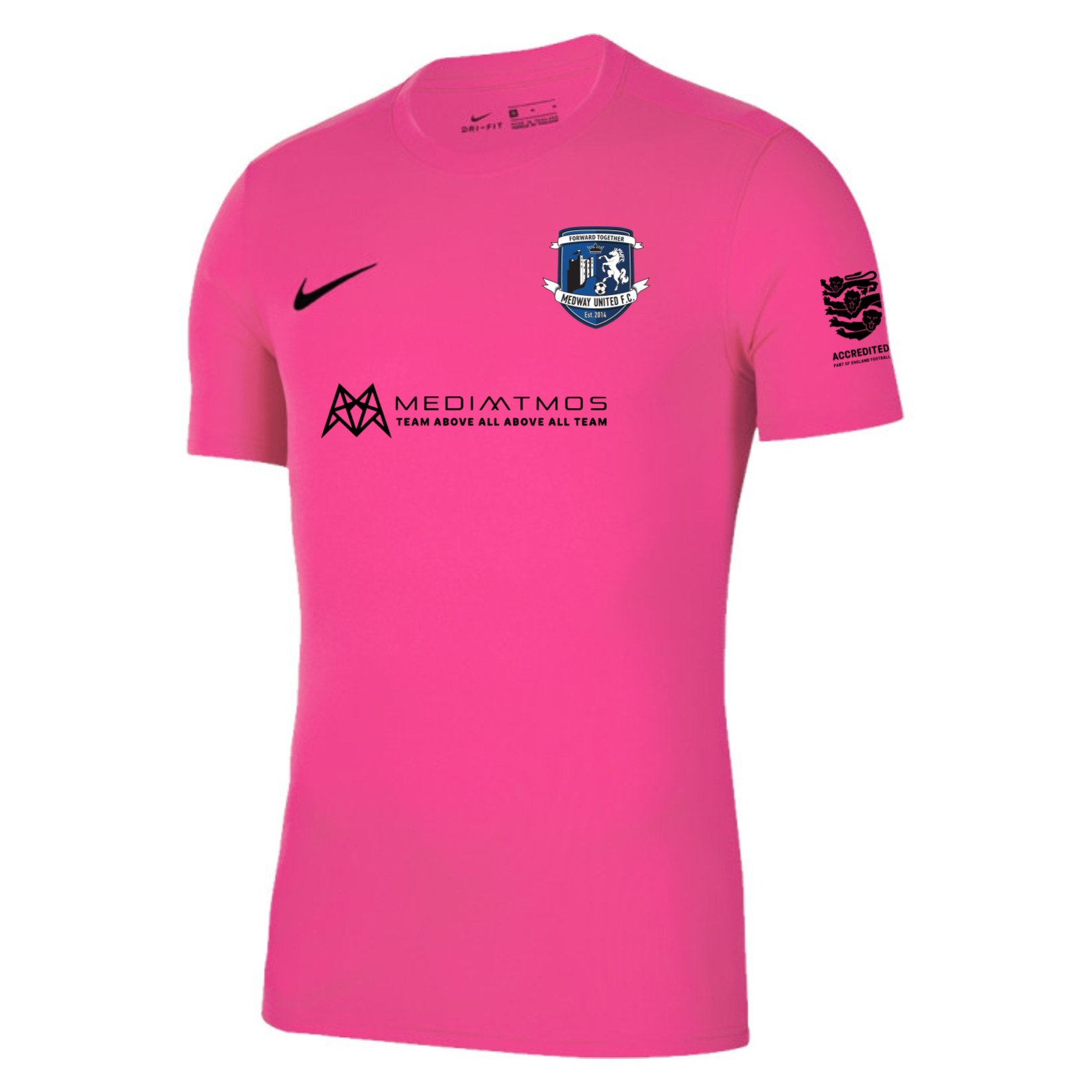Nike Park VII Dri-FIT Short Sleeve Shirt - Vivid Pink/Black
