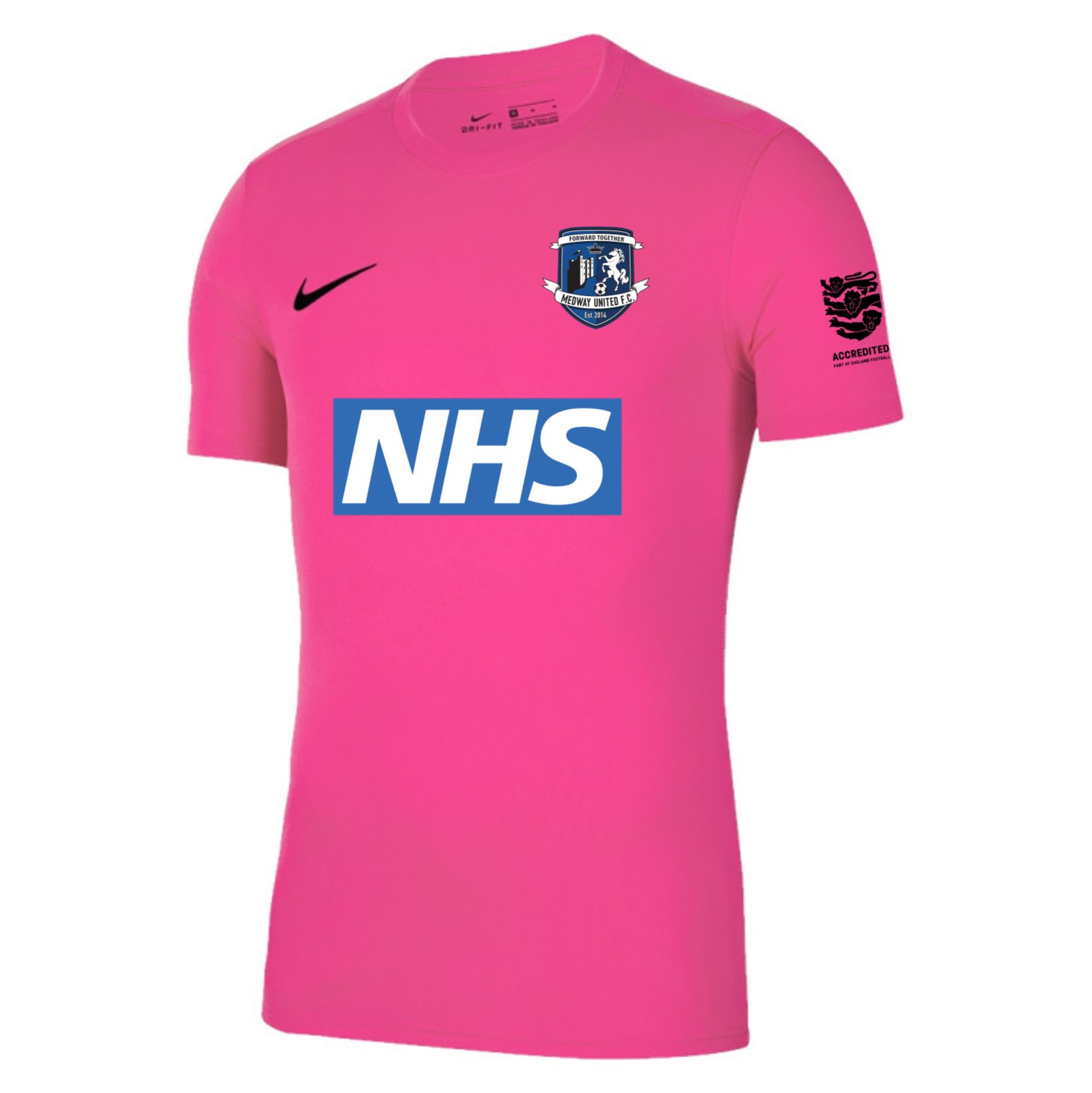 Nike Park VII Dri-FIT Short Sleeve Shirt - Vivid Pink/Black