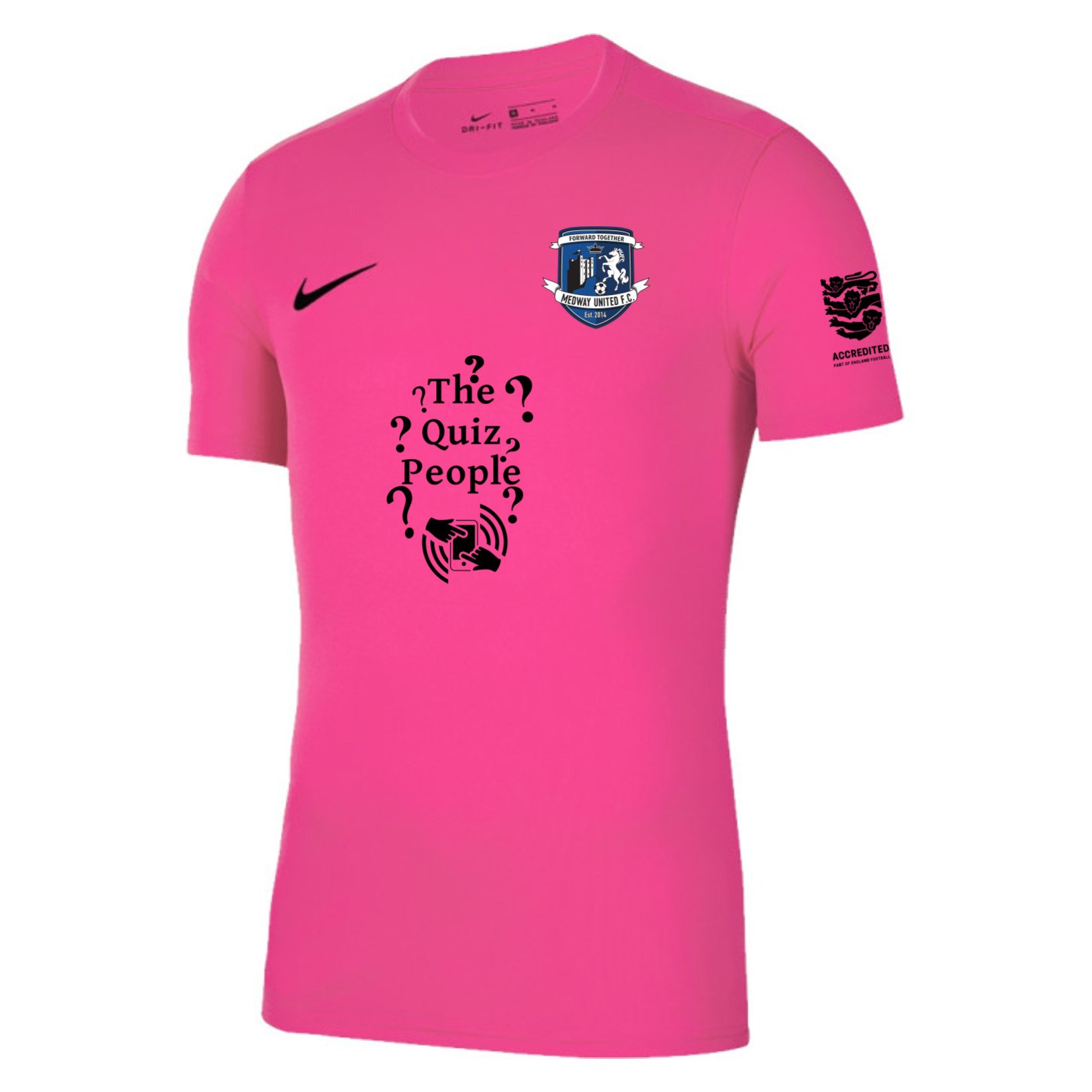 Nike Park VII Dri-FIT Short Sleeve Shirt - Vivid Pink/Black