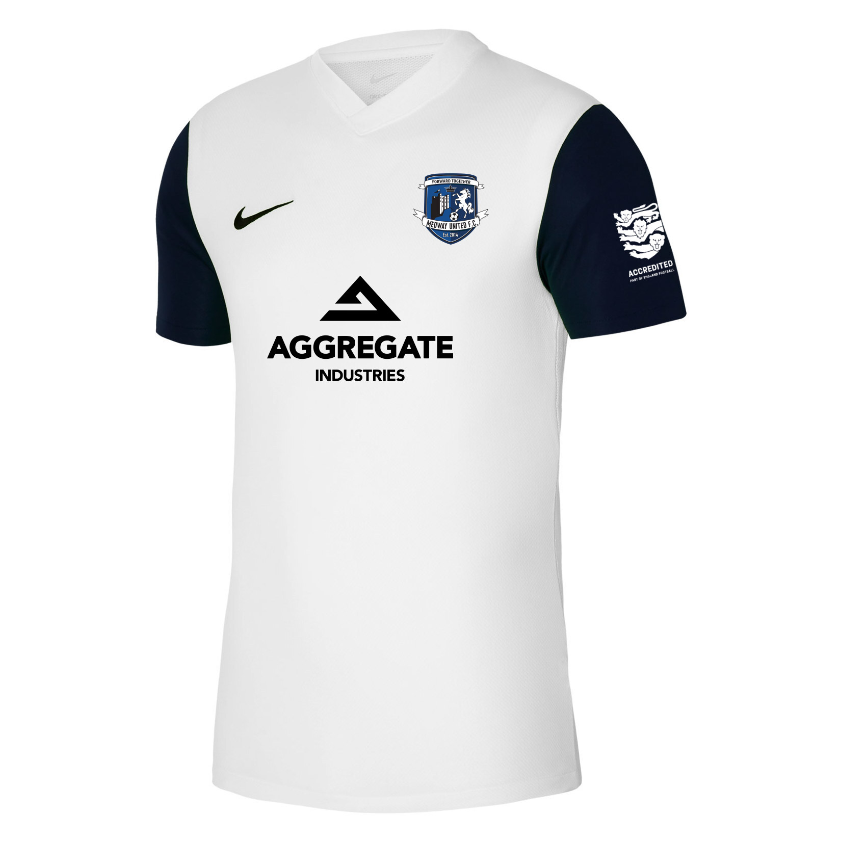 Nike Tiempo Premier 2 Short Sleeve Jersey - White/Black/Black