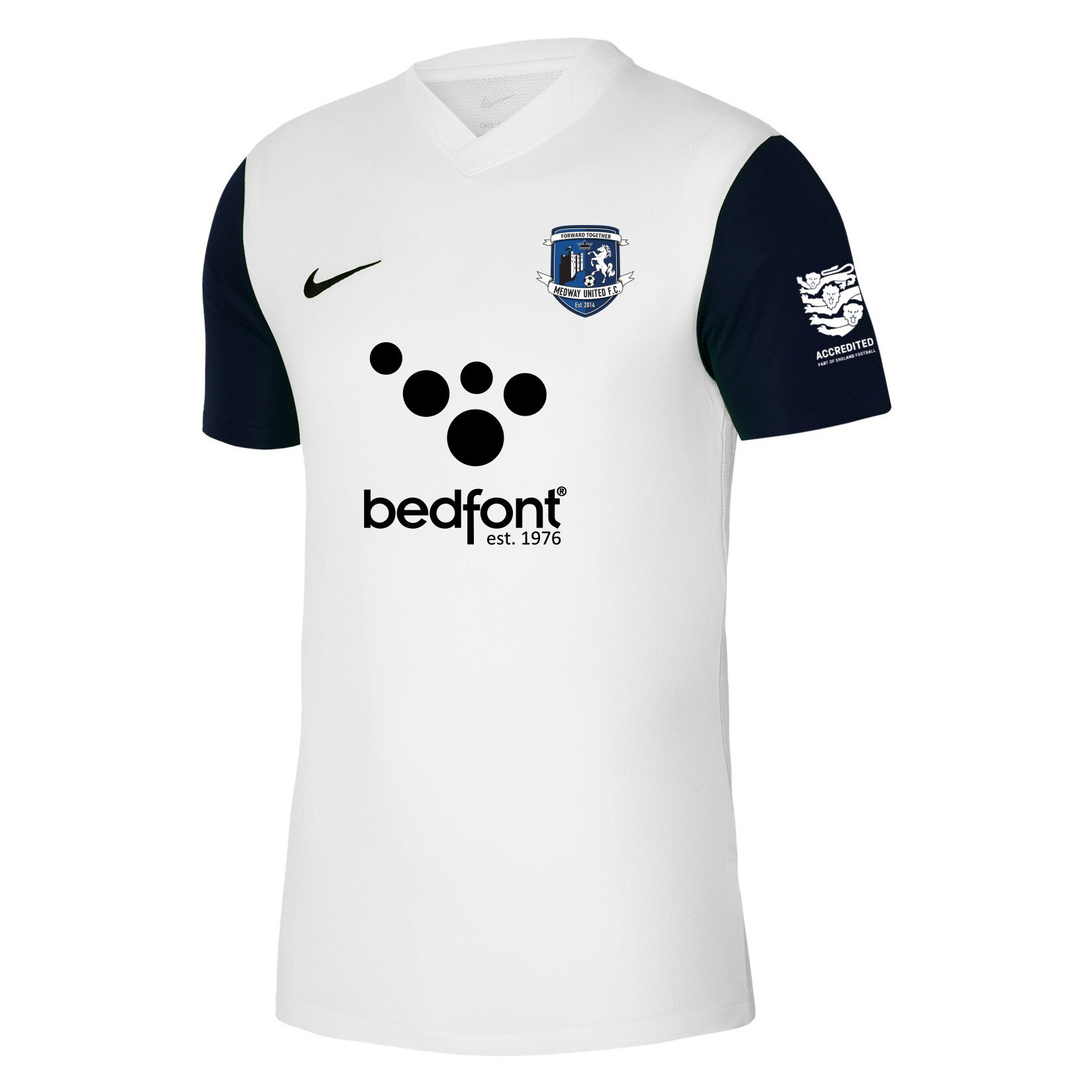 Nike Tiempo Premier 2 Short Sleeve Jersey - White/Black/Black
