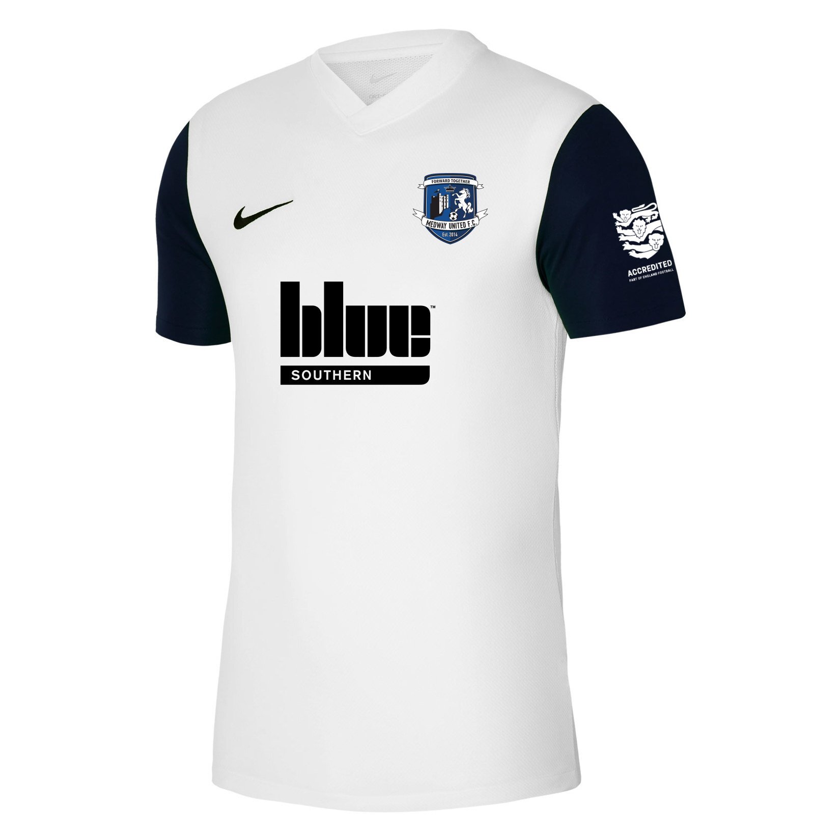 Nike Tiempo Premier 2 Short Sleeve Jersey - White/Black/Black