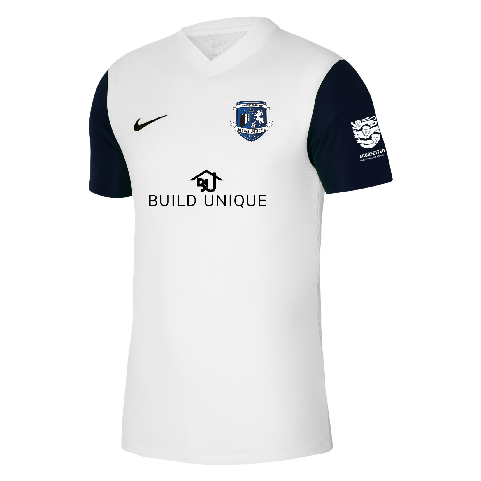Nike Tiempo Premier 2 Short Sleeve Jersey - White/Black/Black