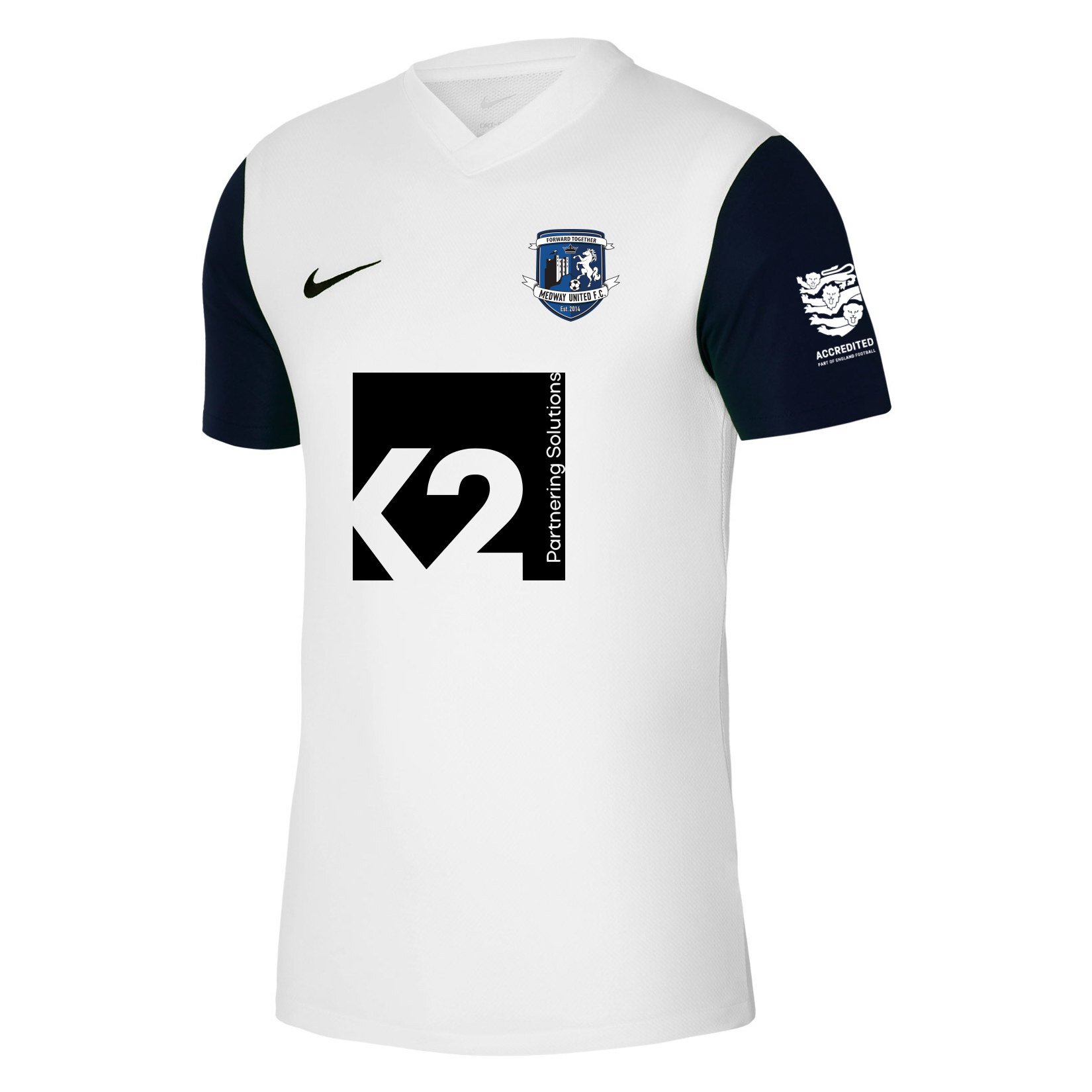Nike Tiempo Premier 2 Short Sleeve Jersey - White/Black/Black