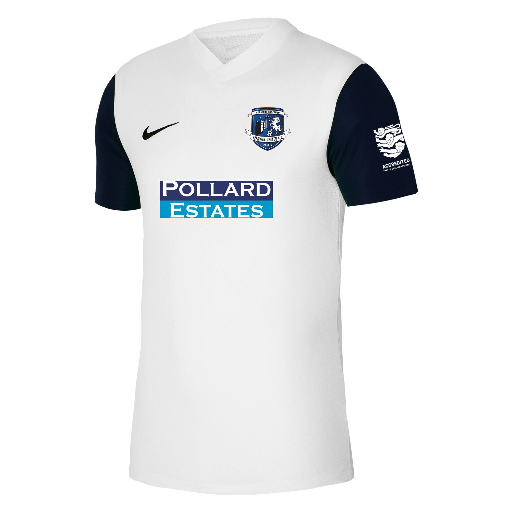 Nike Tiempo Premier 2 Short Sleeve Jersey - White/Black/Black