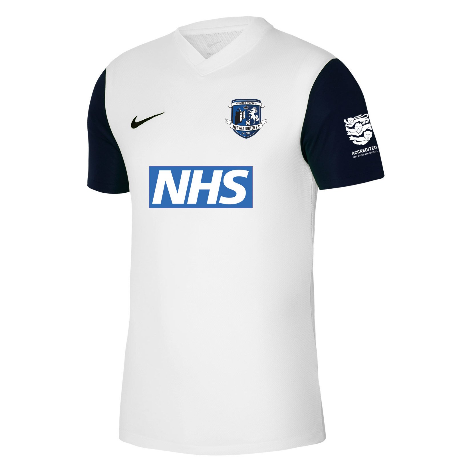 Nike Tiempo Premier 2 Short Sleeve Jersey - White/Black/Black
