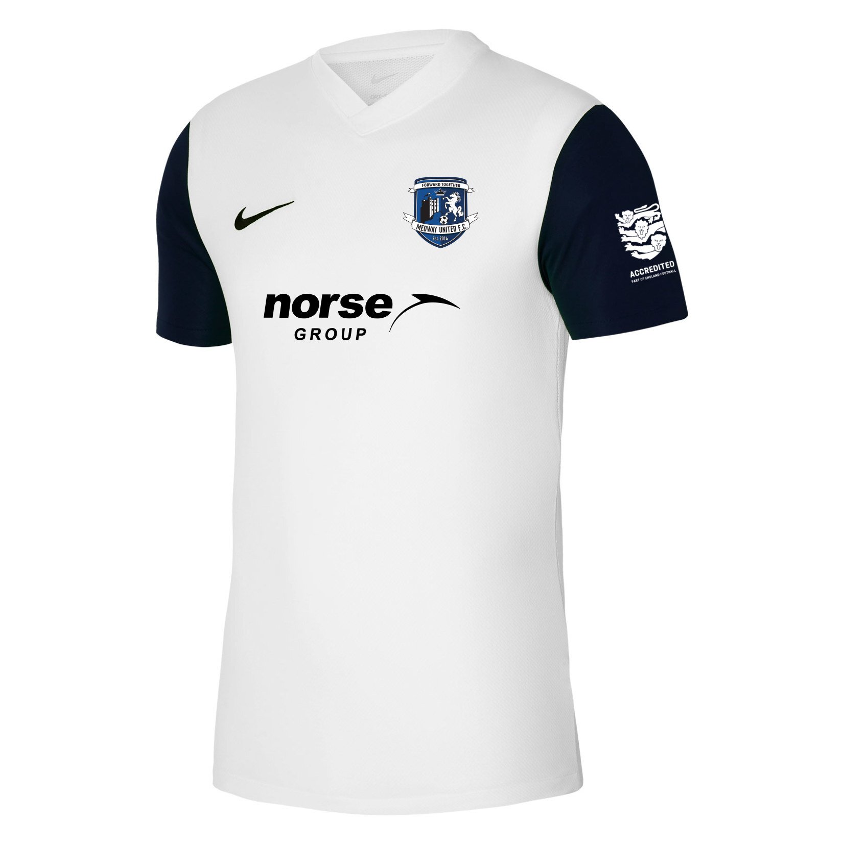 Nike Tiempo Premier 2 Short Sleeve Jersey - White/Black/Black