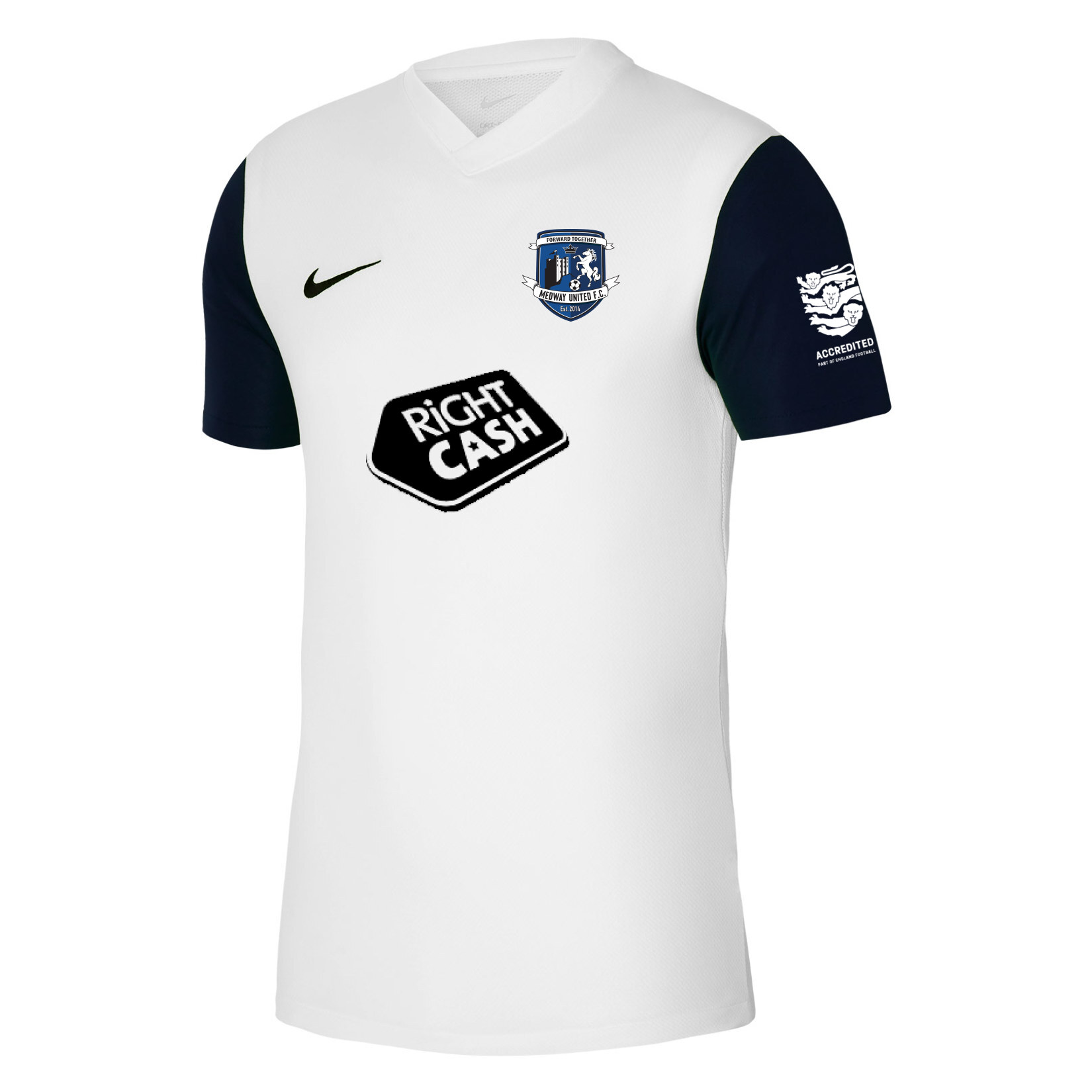 Nike Tiempo Premier 2 Short Sleeve Jersey - White/Black/Black