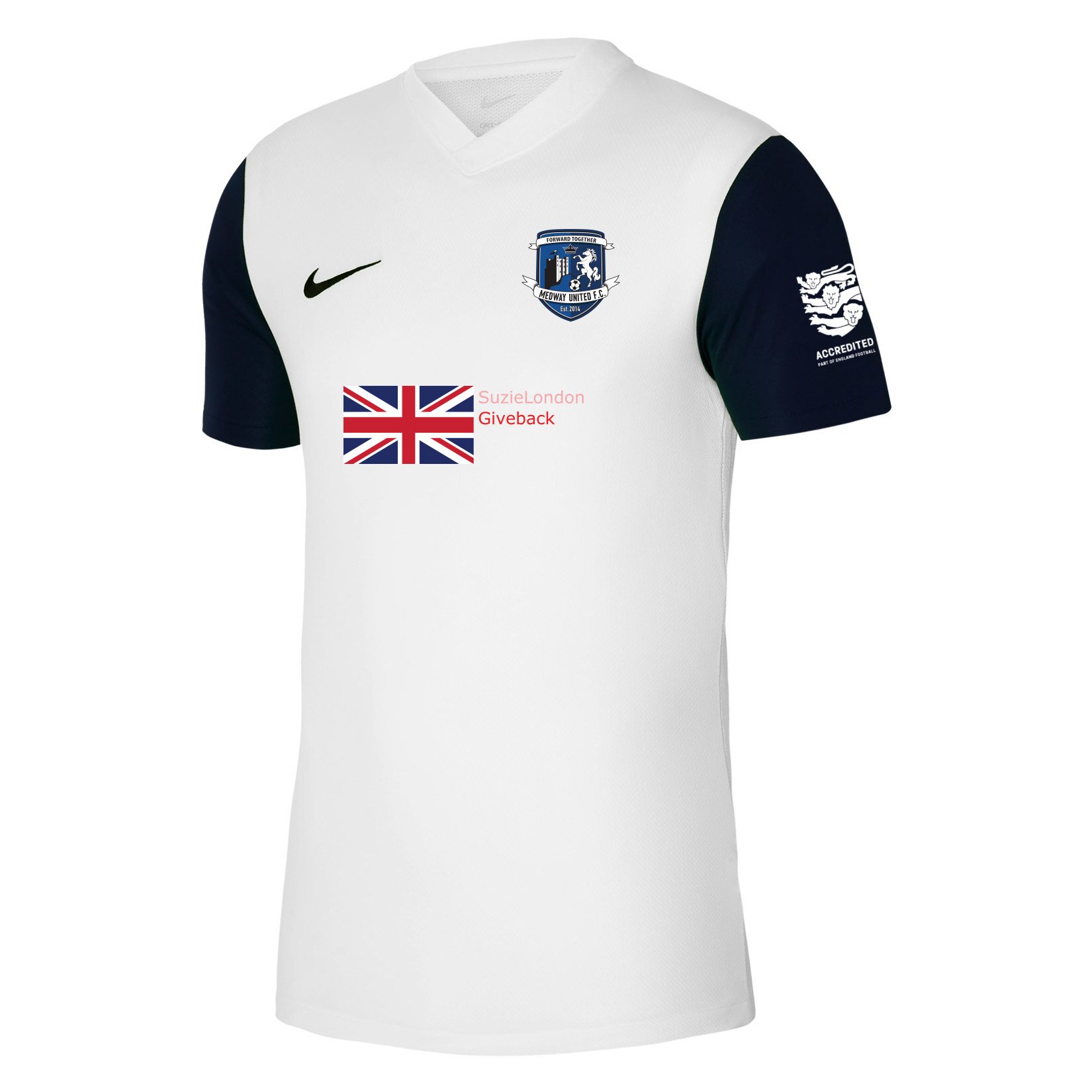 Nike Tiempo Premier 2 Short Sleeve Jersey - White/Black/Black