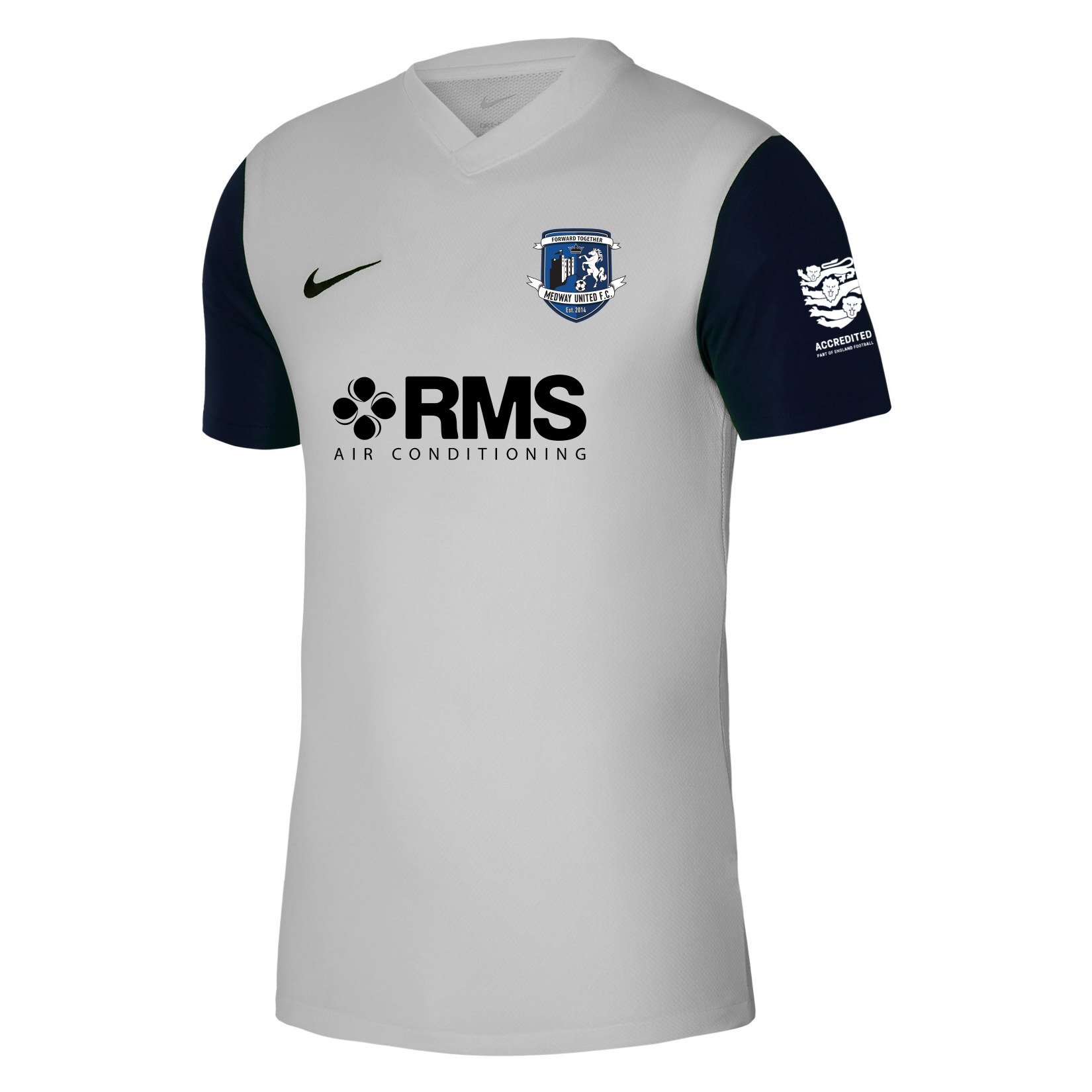 Nike Tiempo Premier 2 Short Sleeve Jersey - Pewter Grey/Black/Black