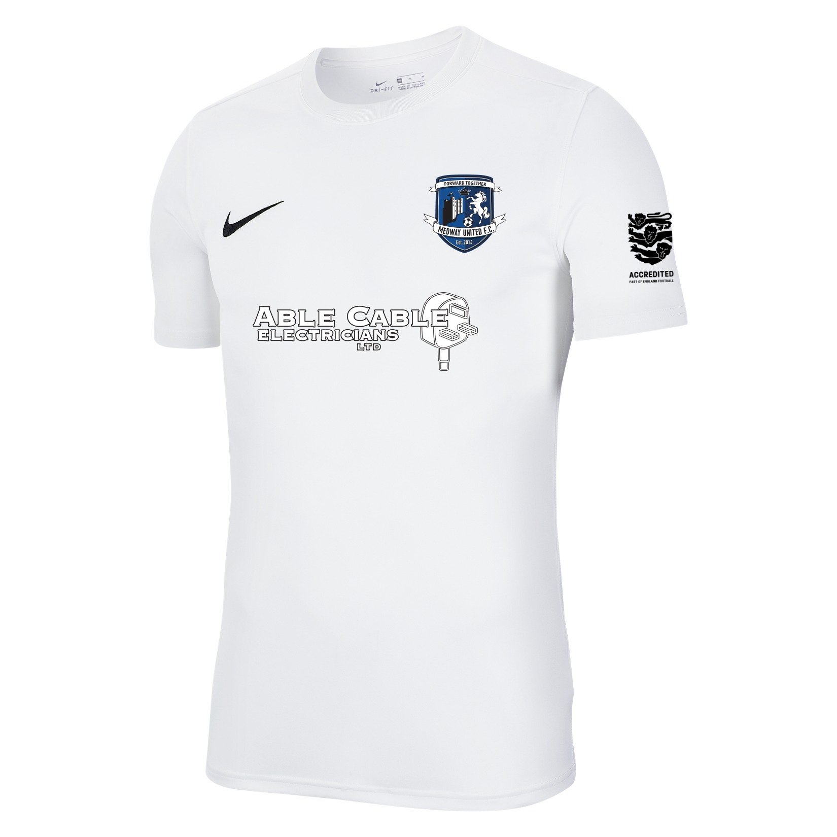 Nike Park VII Dri-FIT Short Sleeve Shirt - White/Black