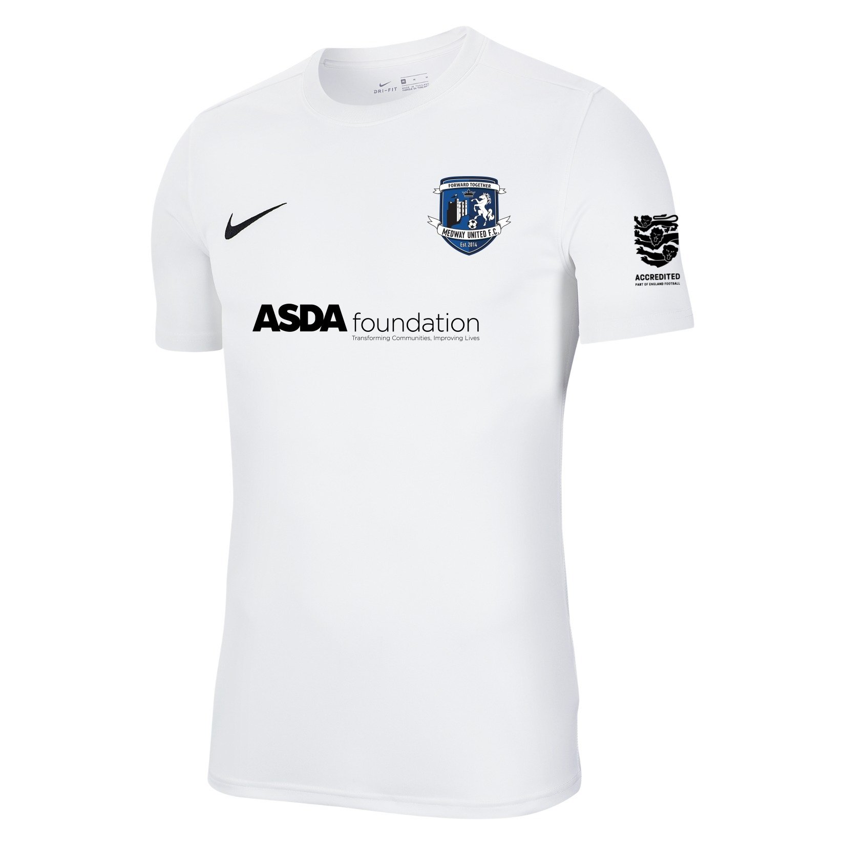 Nike Park VII Dri-FIT Short Sleeve Shirt - White/Black