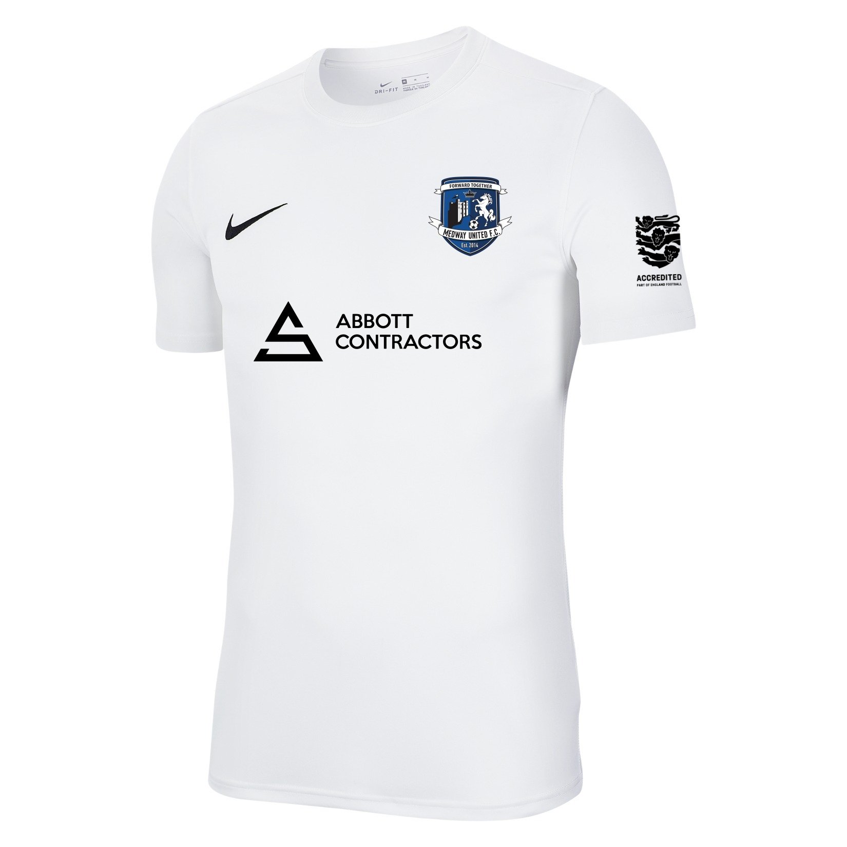 Nike Park VII Dri-FIT Short Sleeve Shirt - White/Black