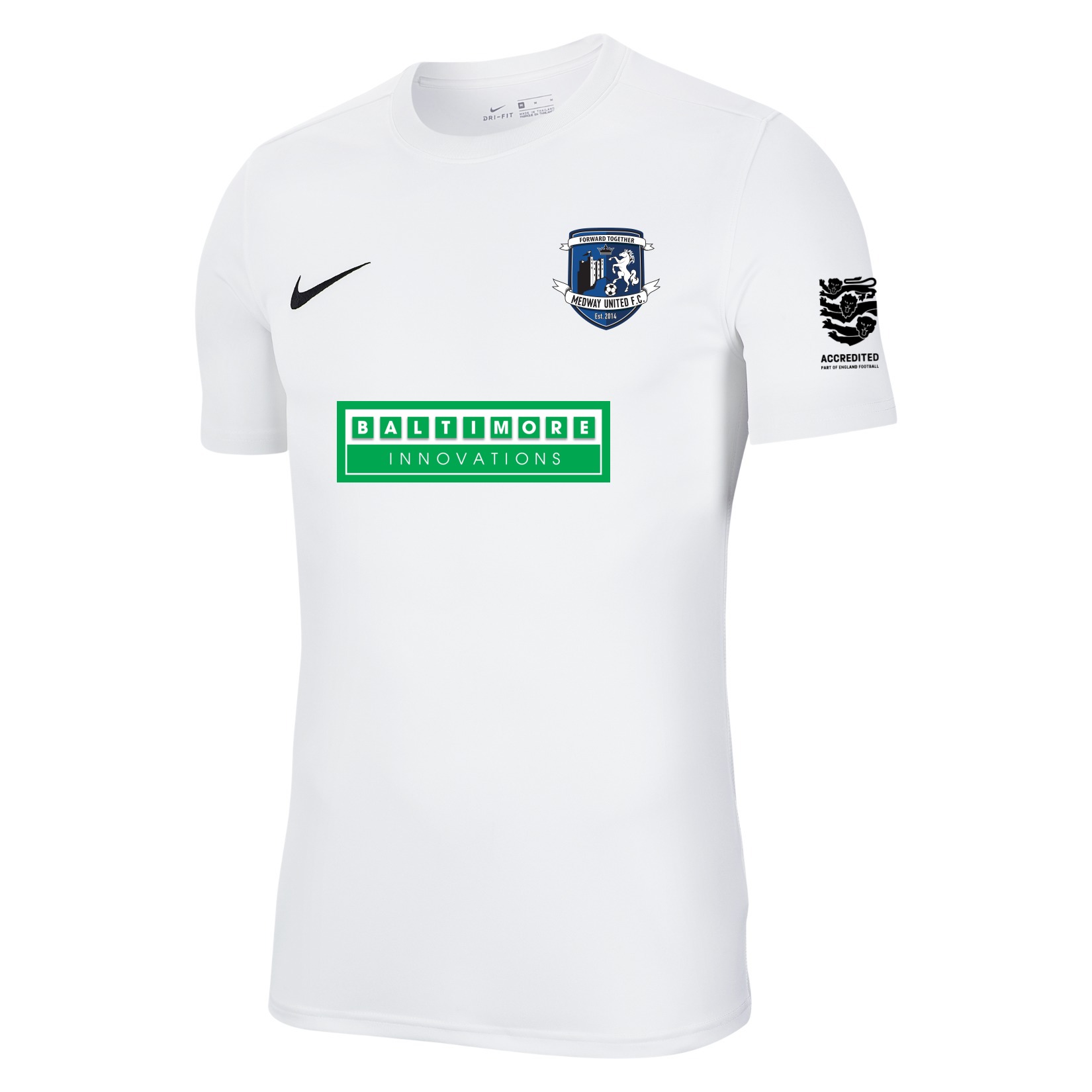 Nike Park VII Dri-FIT Short Sleeve Shirt - White/Black