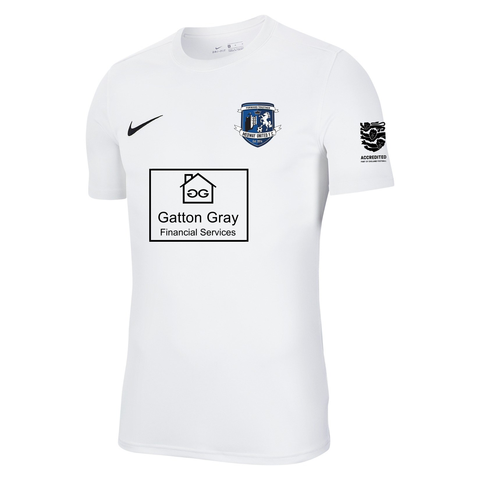 Nike Park VII Dri-FIT Short Sleeve Shirt - White/Black