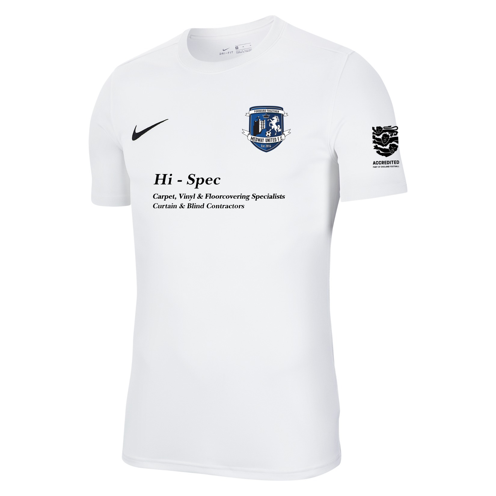 Nike Park VII Dri-FIT Short Sleeve Shirt - White/Black