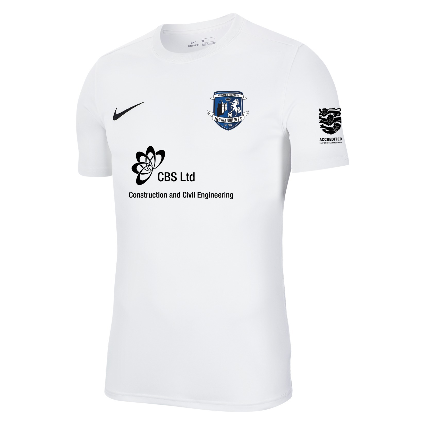 Nike Park VII Dri-FIT Short Sleeve Shirt - White/Black