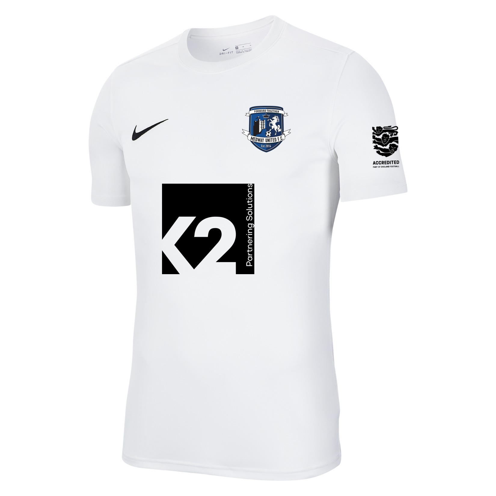 Nike Park VII Dri-FIT Short Sleeve Shirt - White/Black