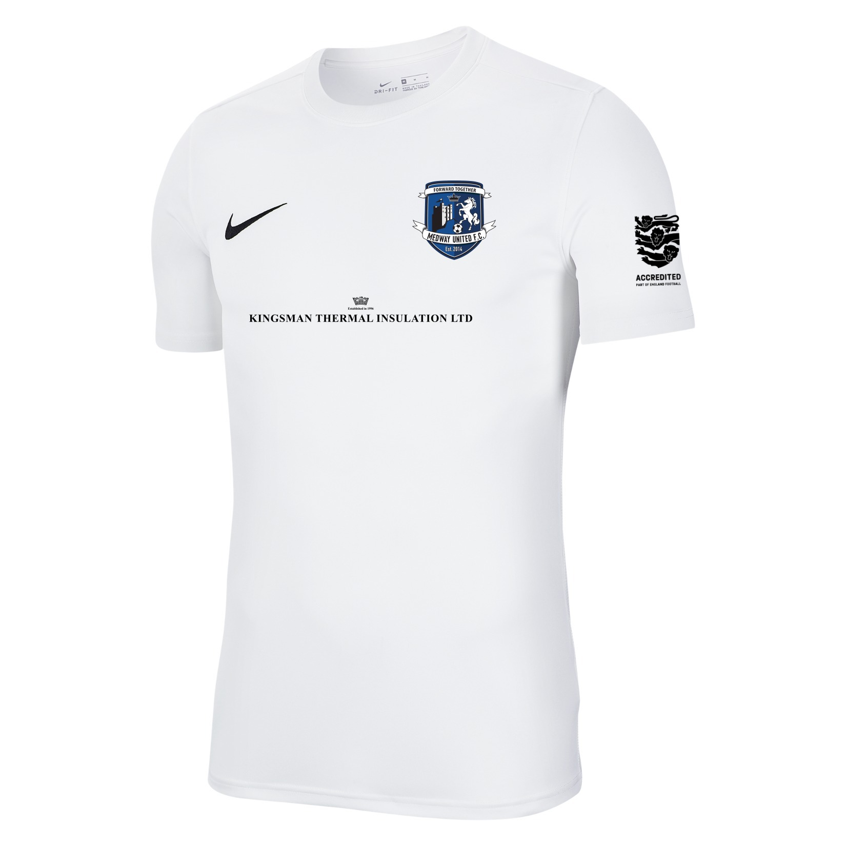 Nike Park VII Dri-FIT Short Sleeve Shirt - White/Black
