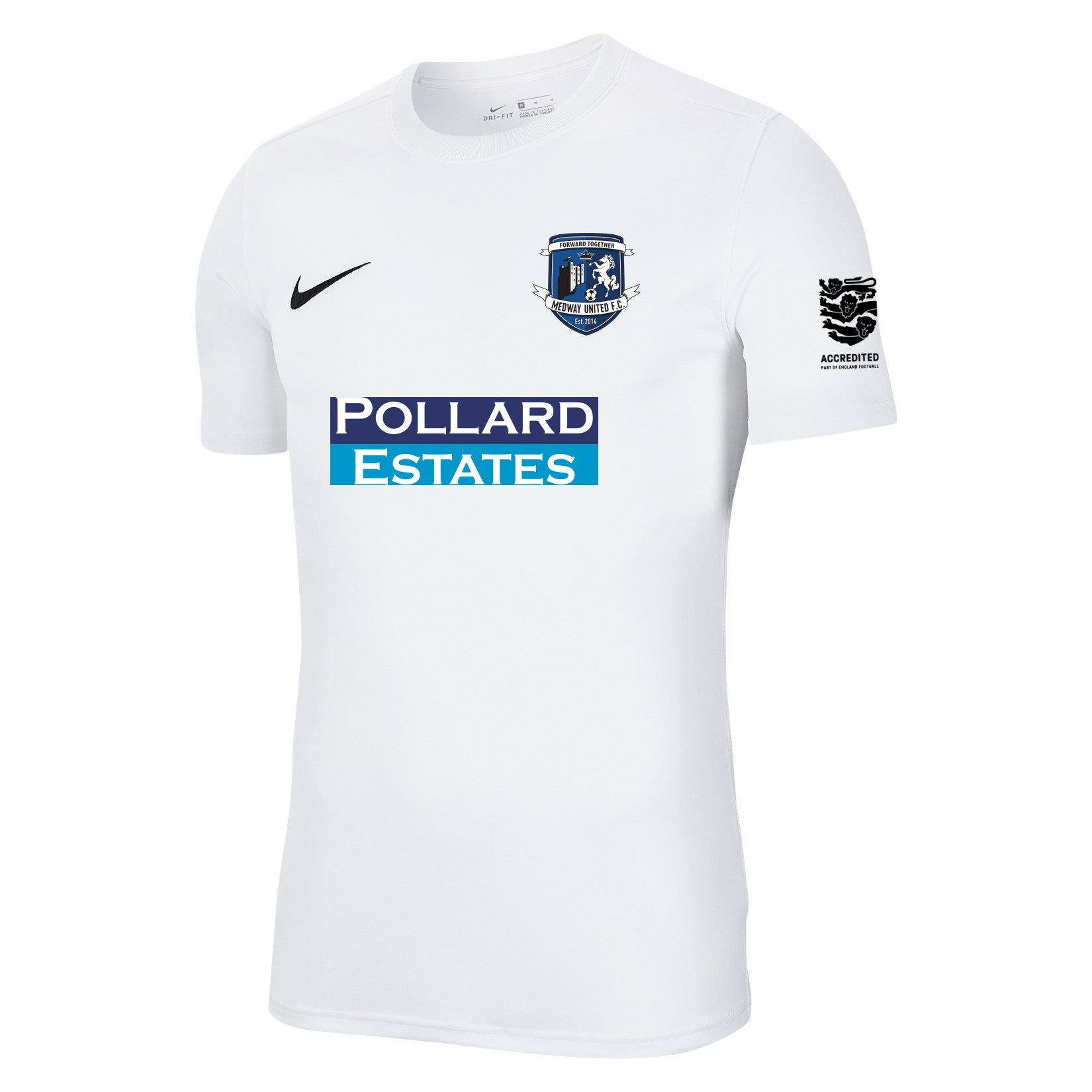Nike Park VII Dri-FIT Short Sleeve Shirt - White/Black