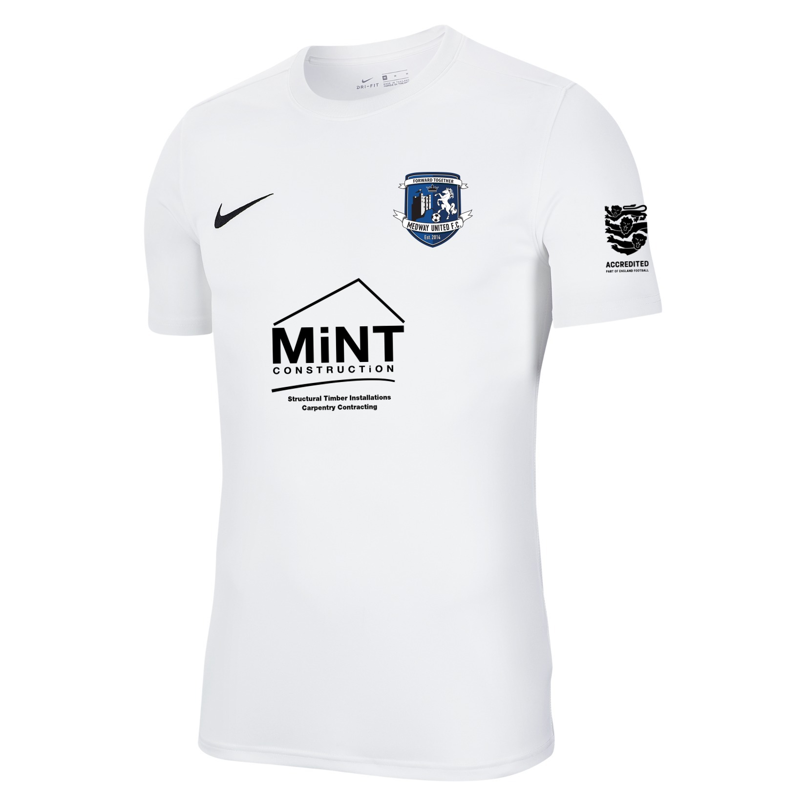 Nike Park VII Dri-FIT Short Sleeve Shirt - White/Black