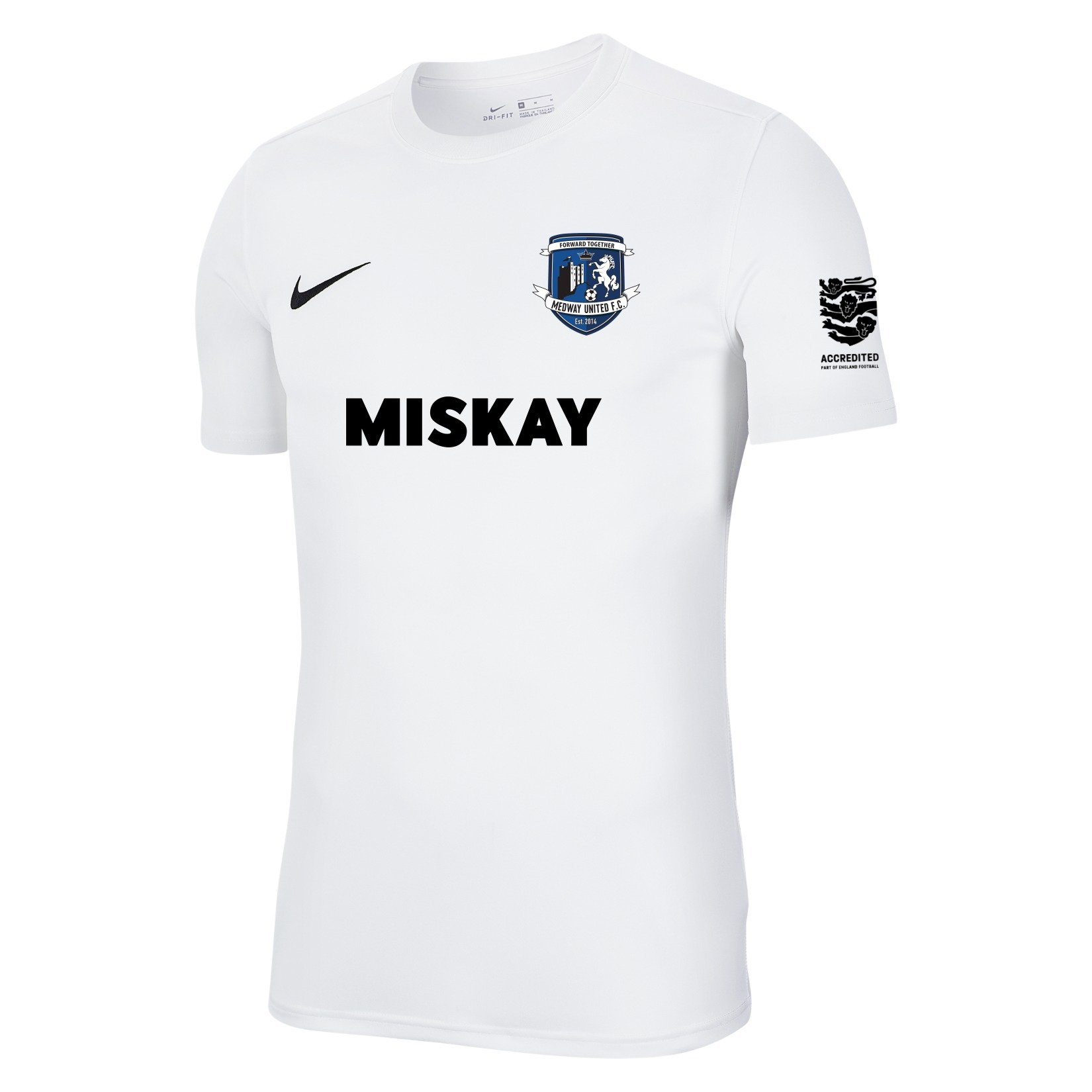 Nike Park VII Dri-FIT Short Sleeve Shirt - White/Black