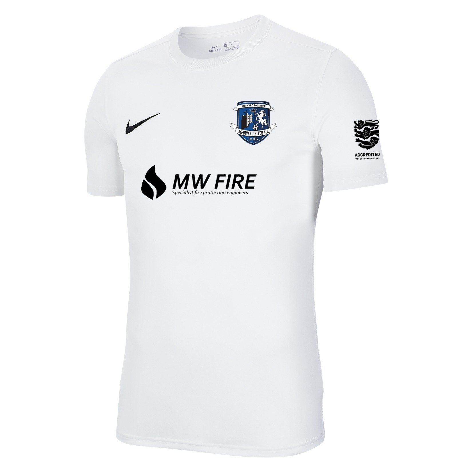 Nike Park VII Dri-FIT Short Sleeve Shirt - White/Black