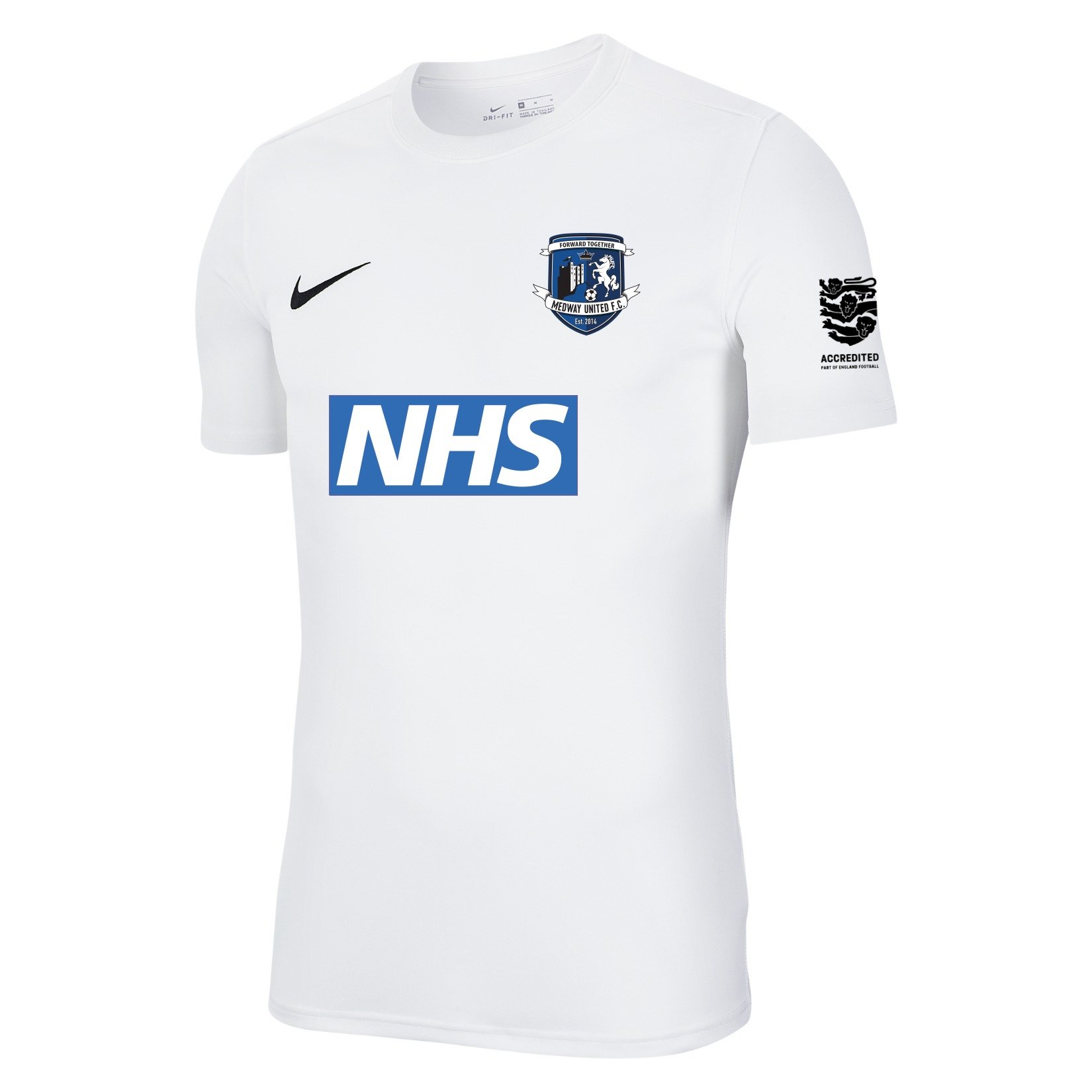 Nike Park VII Dri-FIT Short Sleeve Shirt - White/Black