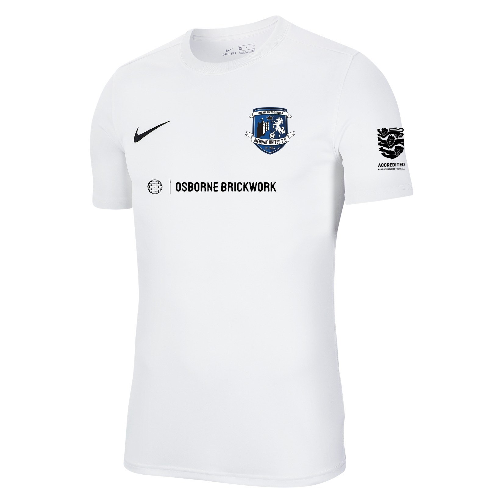 Nike Park VII Dri-FIT Short Sleeve Shirt - White/Black