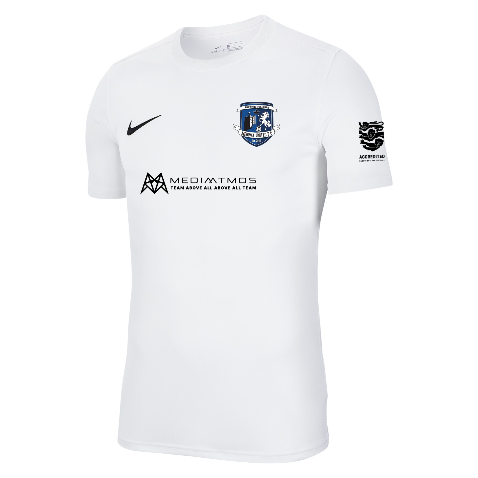 Nike Park VII Dri-FIT Short Sleeve Shirt - White/Black