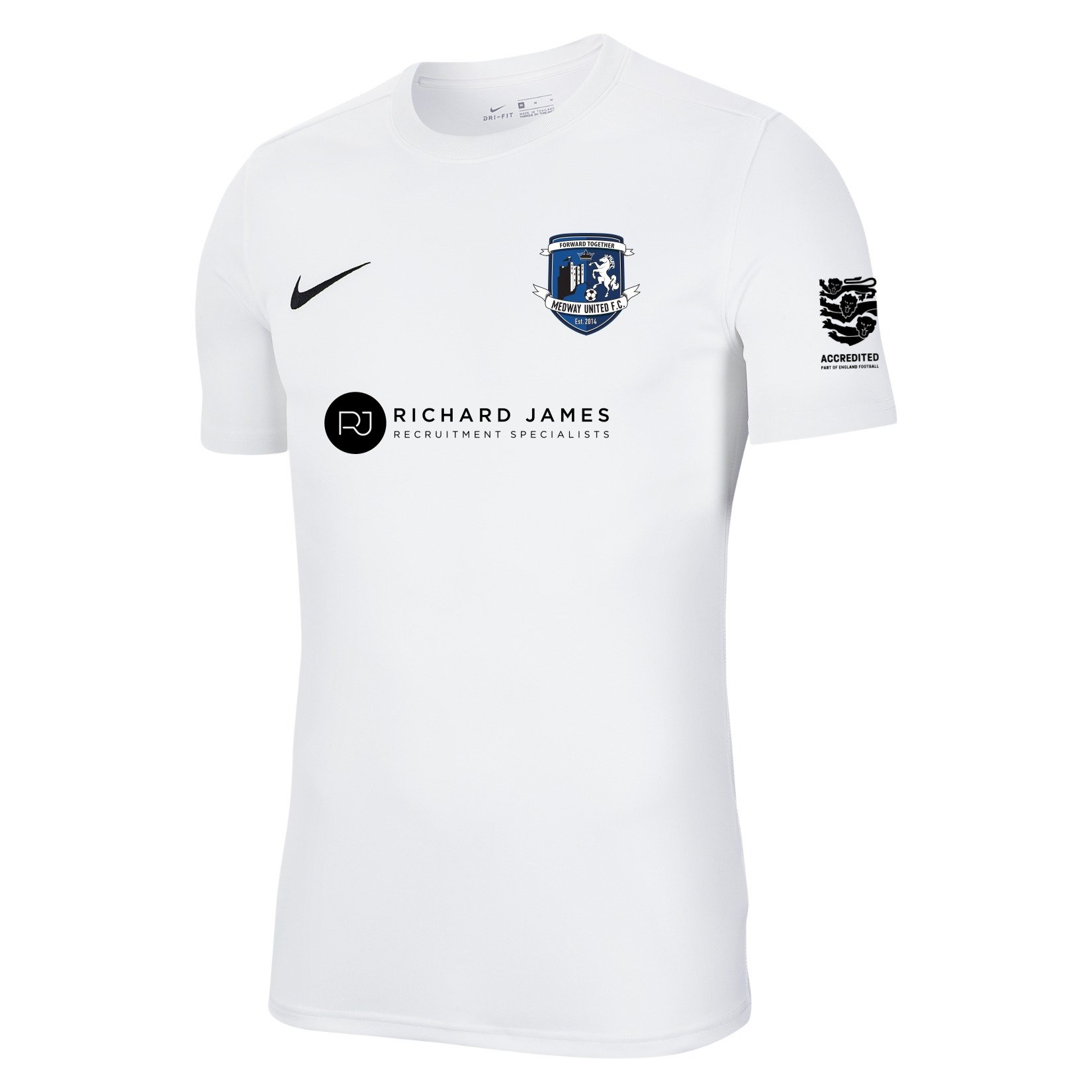 Nike Park VII Dri-FIT Short Sleeve Shirt - White/Black