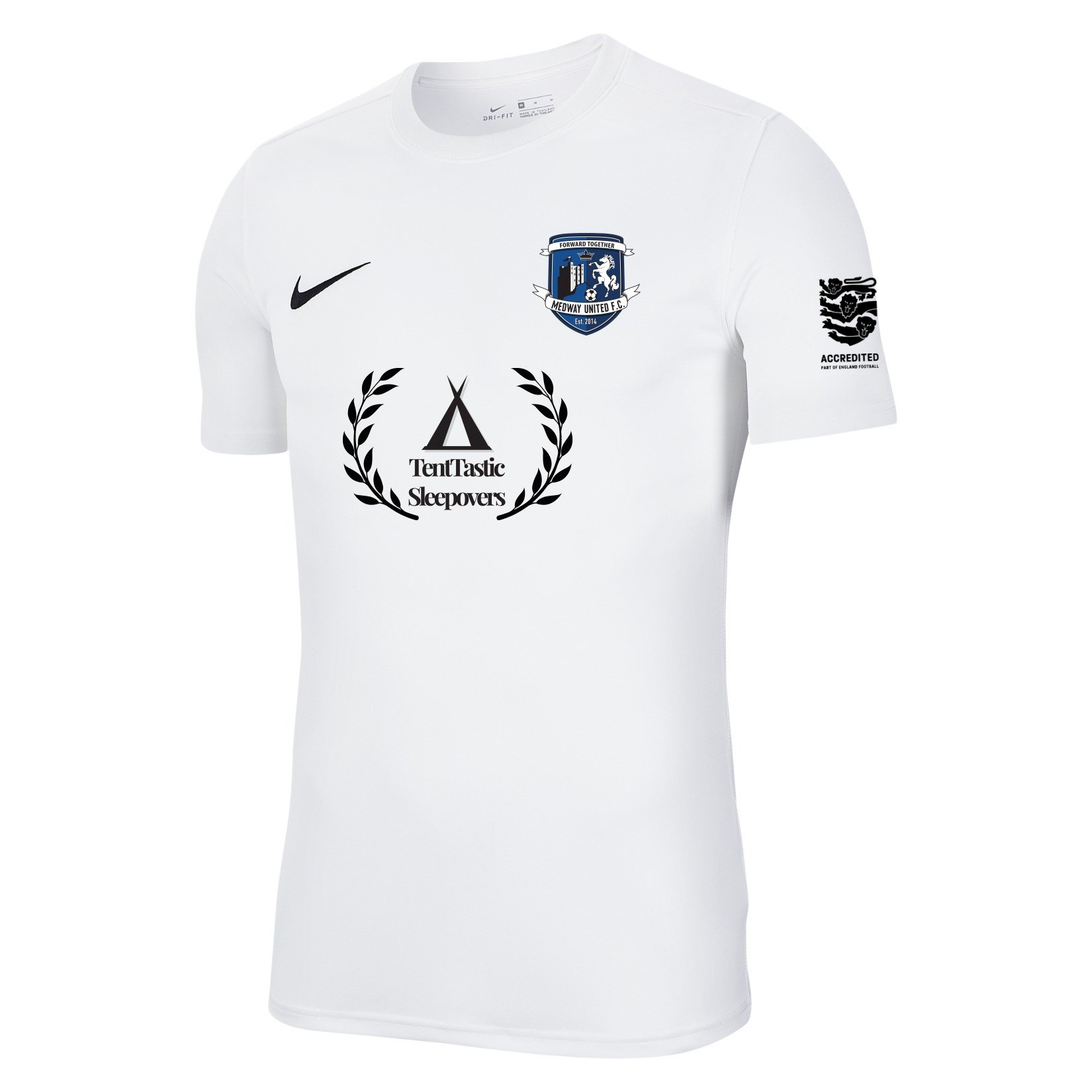 Nike Park VII Dri-FIT Short Sleeve Shirt - White/Black