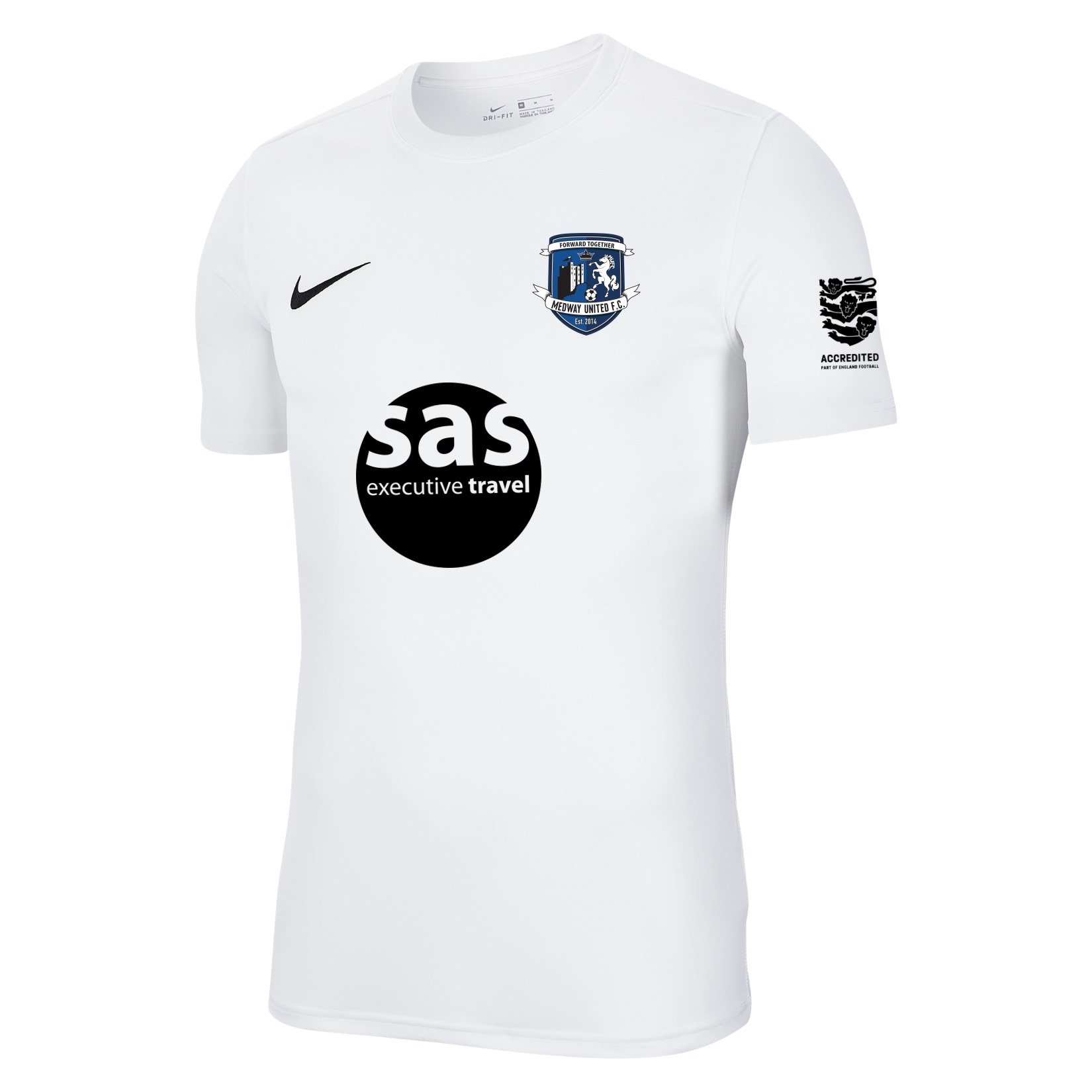 Nike Park VII Dri-FIT Short Sleeve Shirt - White/Black