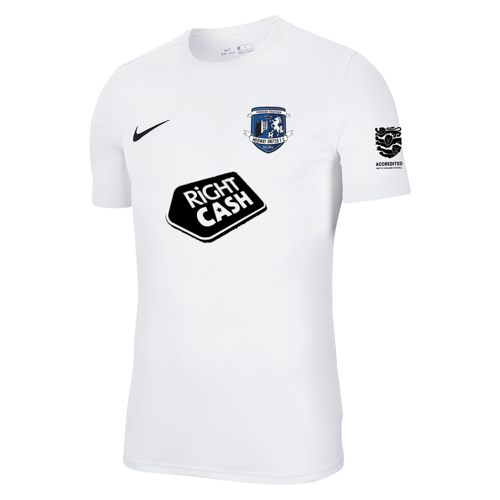 Nike Park VII Dri-FIT Short Sleeve Shirt - White/Black