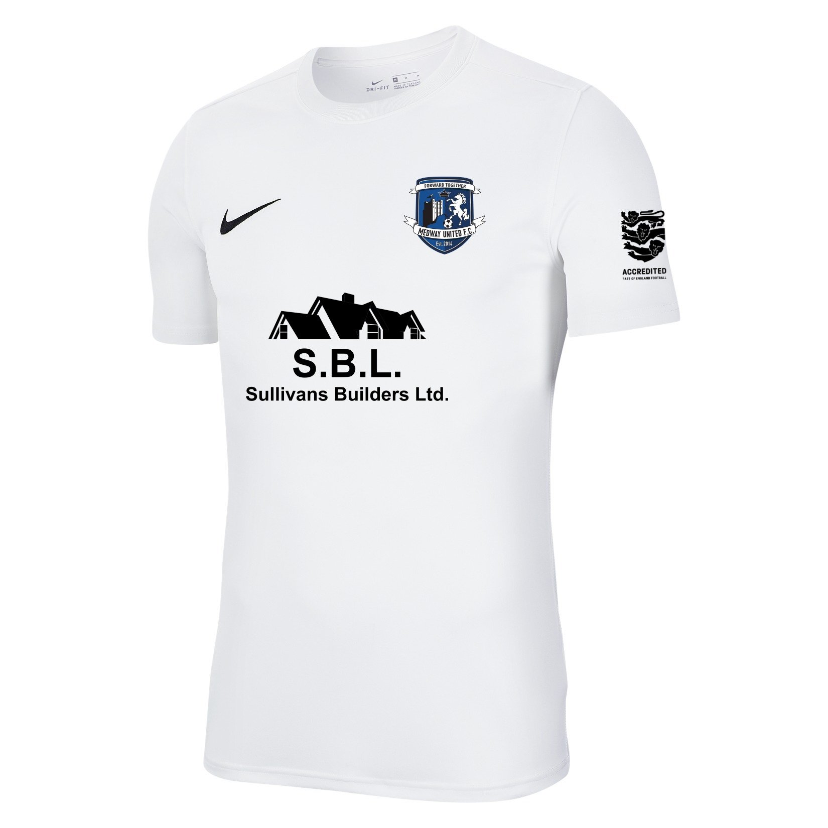 Nike Park VII Dri-FIT Short Sleeve Shirt - White/Black