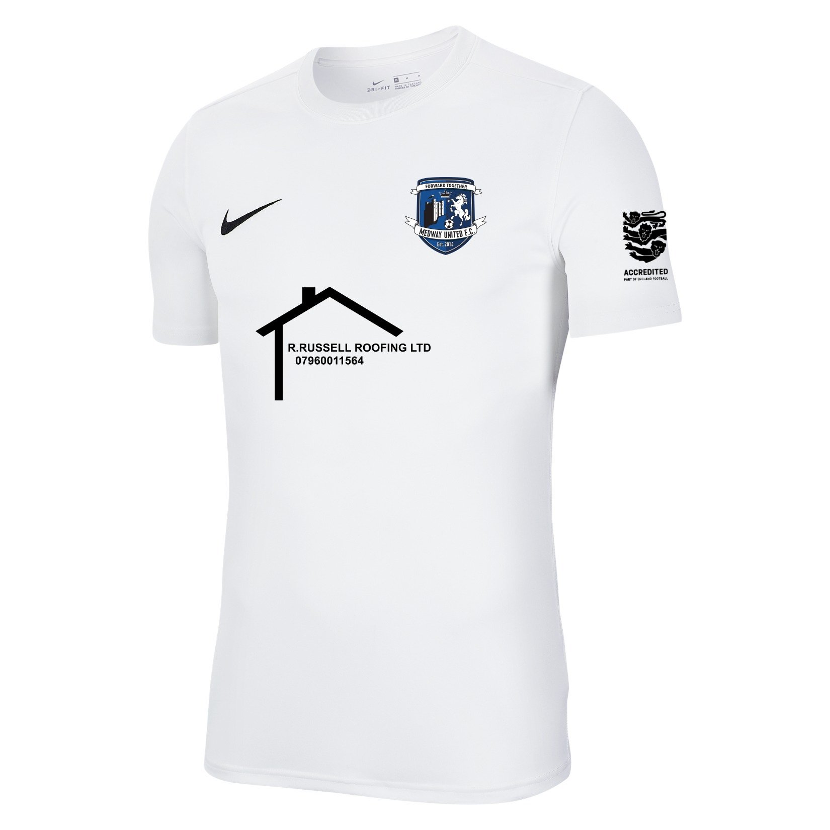Nike Park VII Dri-FIT Short Sleeve Shirt - White/Black