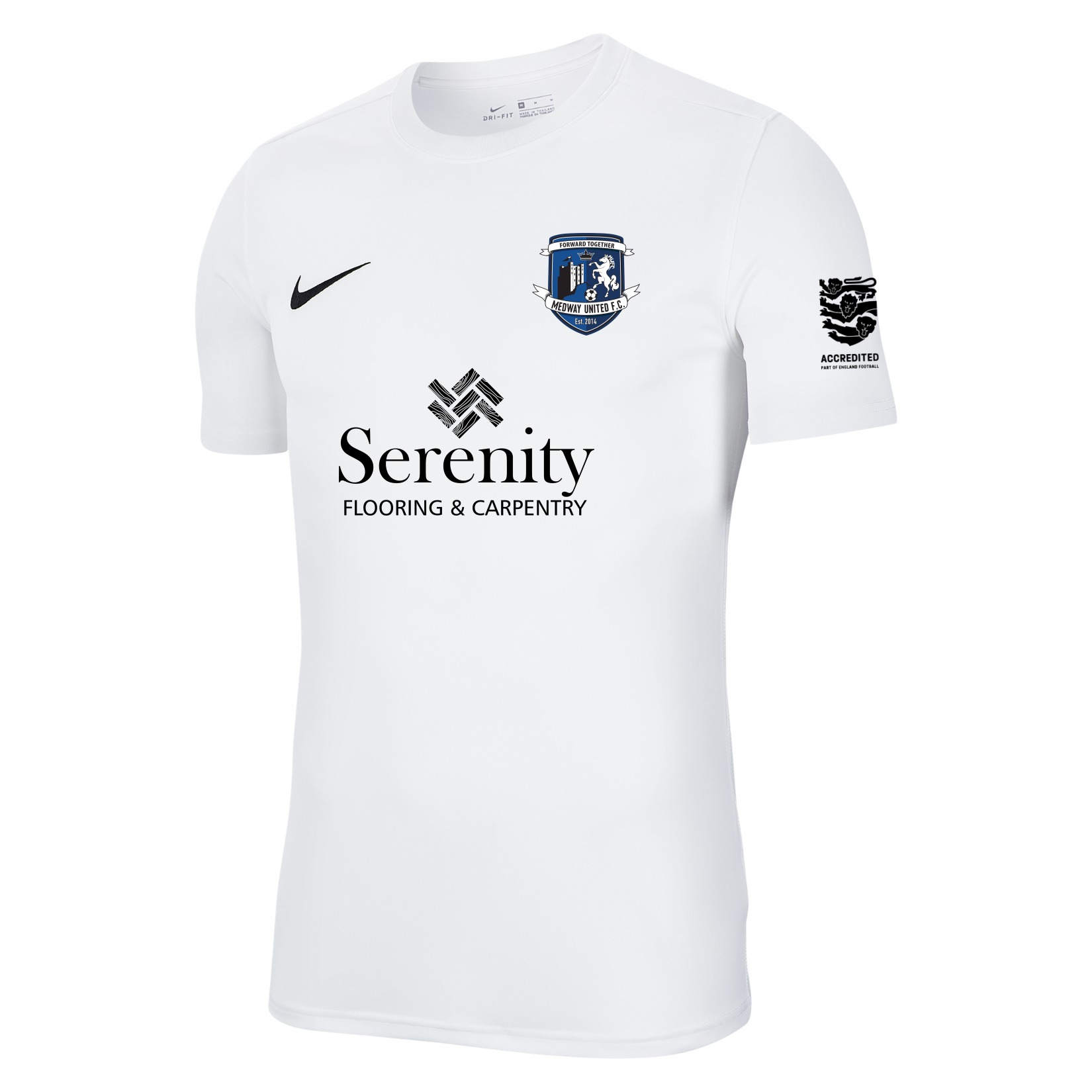 Nike Park VII Dri-FIT Short Sleeve Shirt - White/Black
