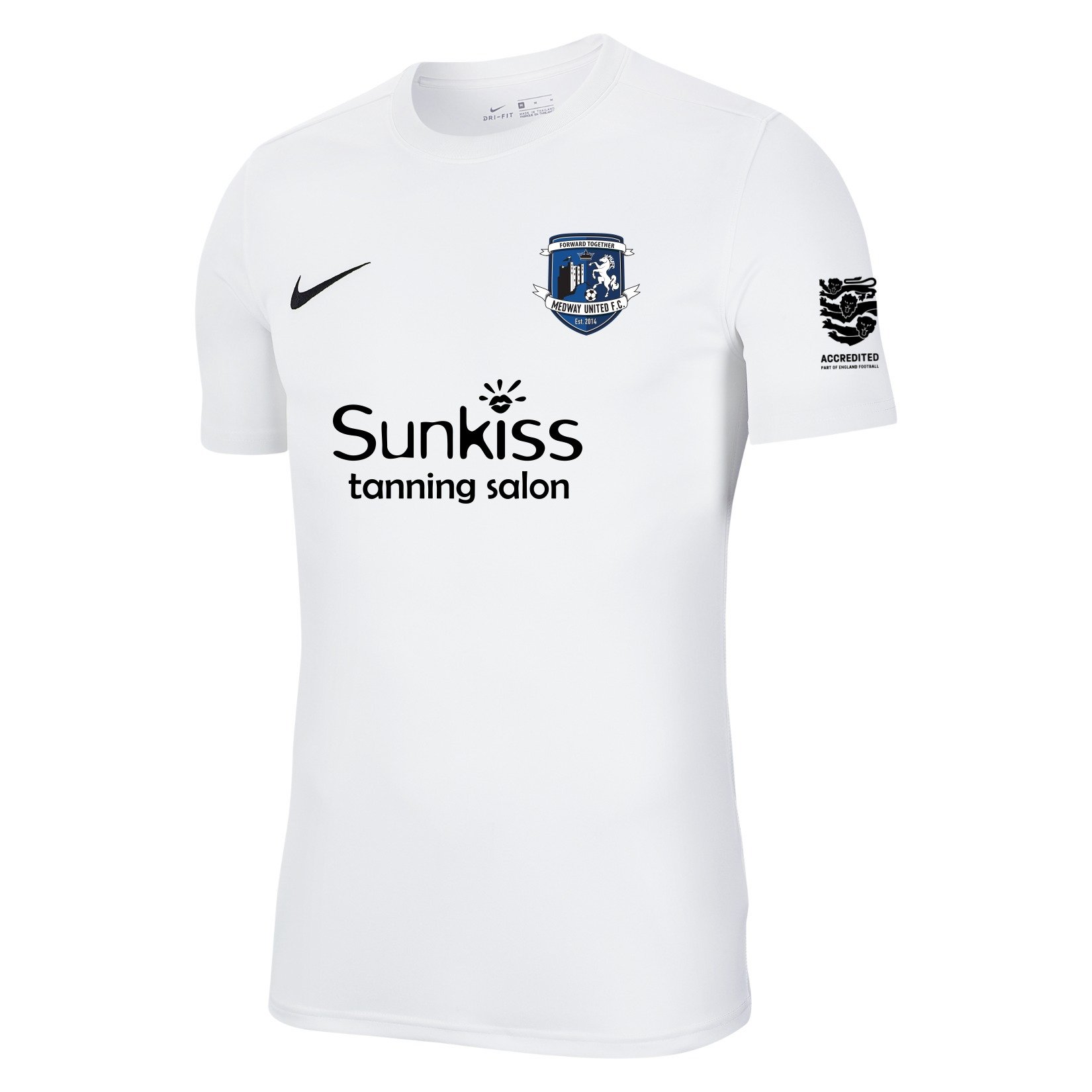 Nike Park VII Dri-FIT Short Sleeve Shirt - White/Black