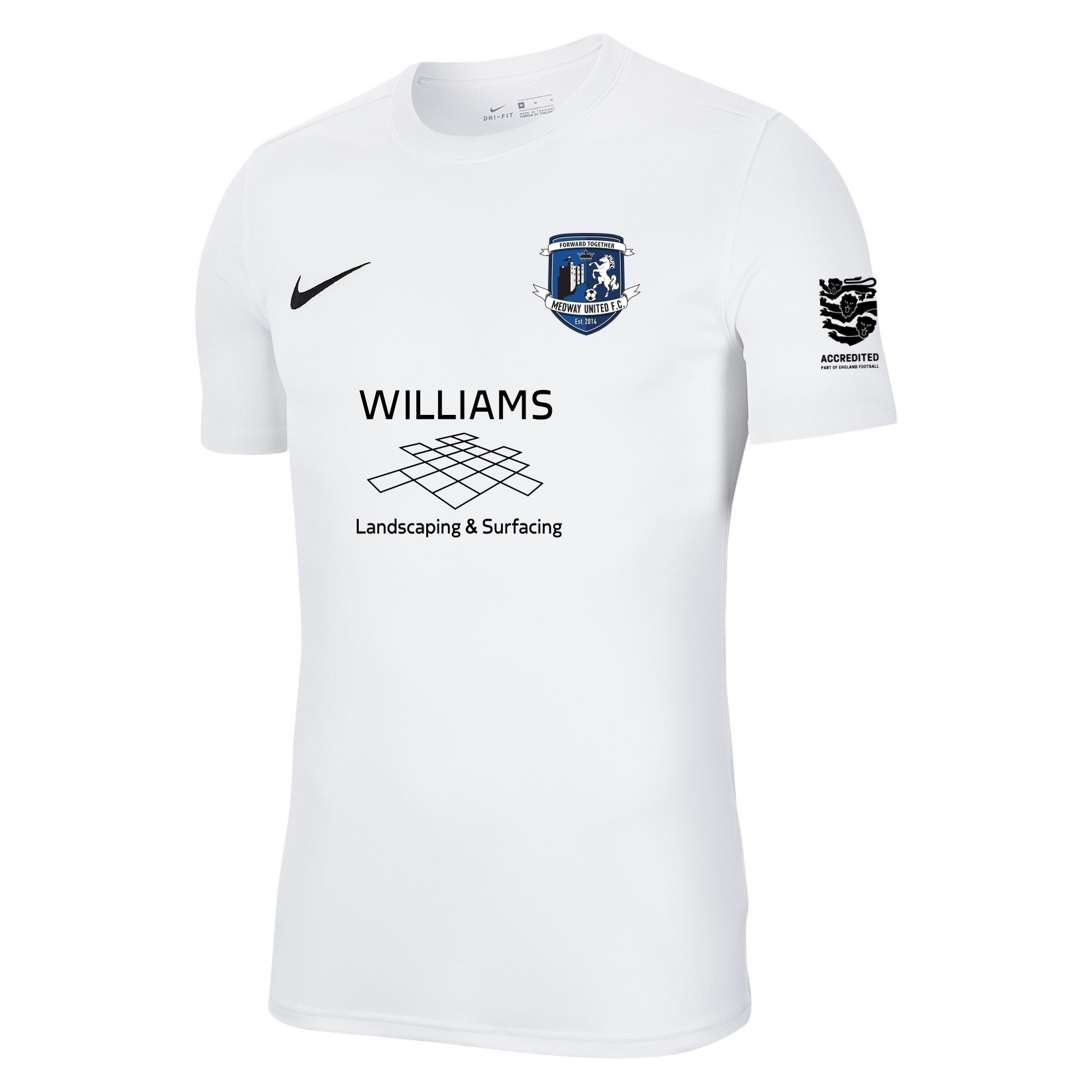 Nike Park VII Dri-FIT Short Sleeve Shirt - White/Black