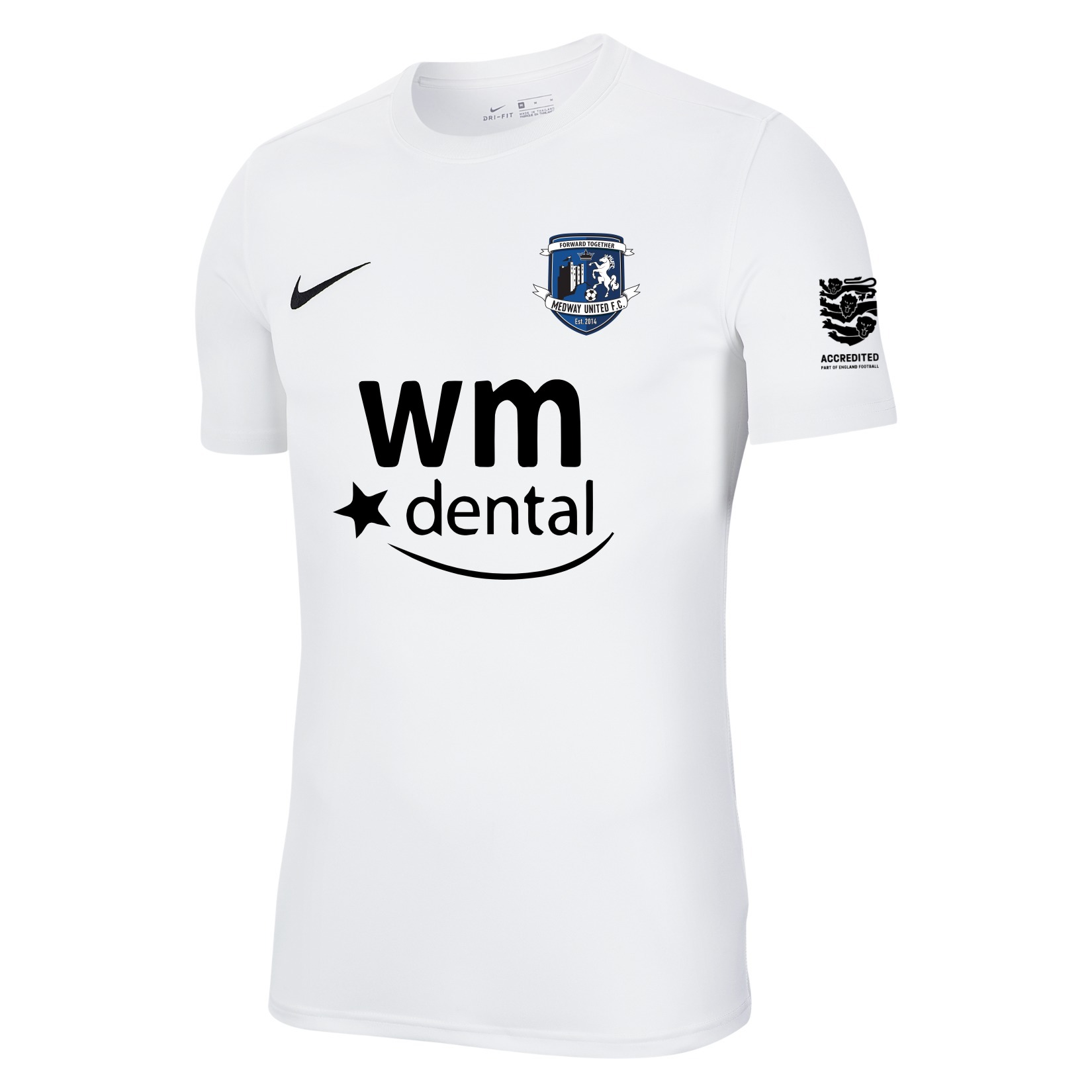 Nike Park VII Dri-FIT Short Sleeve Shirt - White/Black
