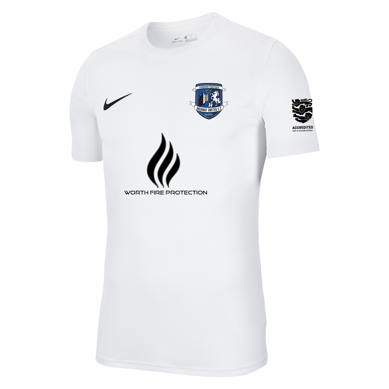 Nike Park VII Dri-FIT Short Sleeve Shirt - White/Black