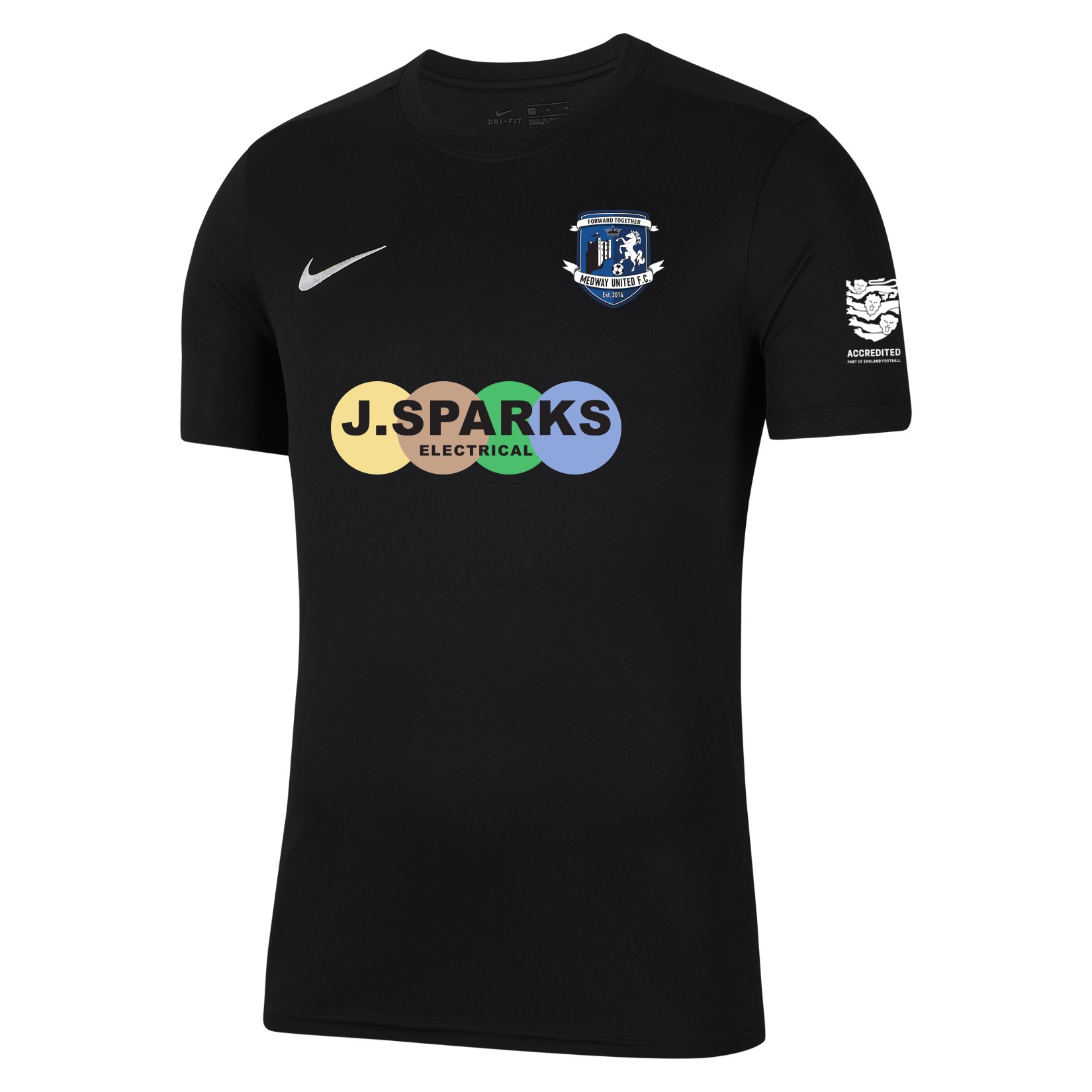 Nike Park VII Dri-FIT Short Sleeve Shirt - Black/White