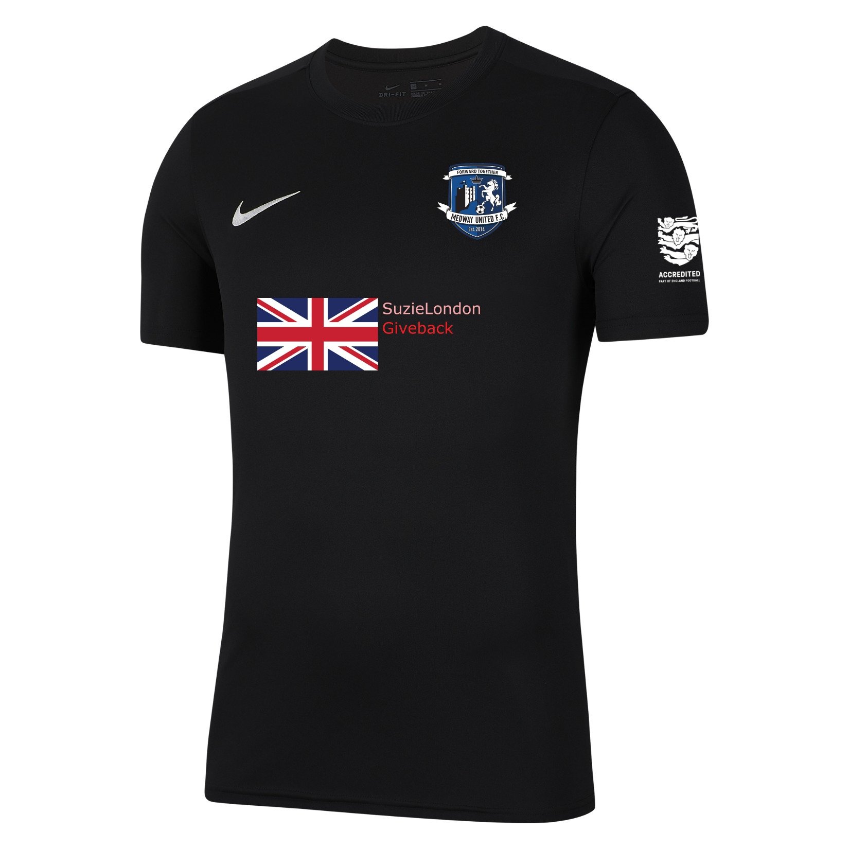 Nike Park VII Dri-FIT Short Sleeve Shirt - Black/White